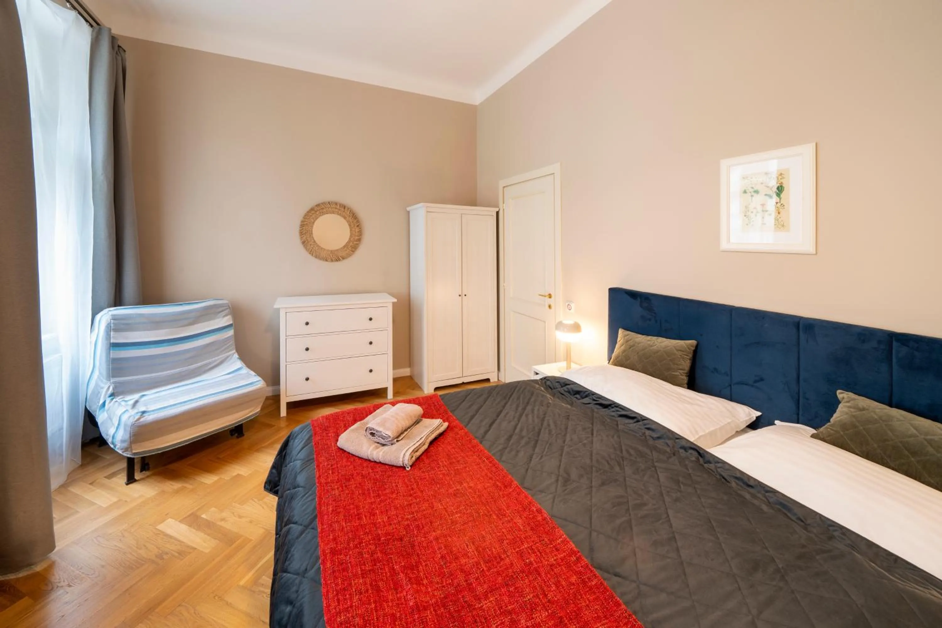 Bedroom, Bed in Apart Hotel Zborovska