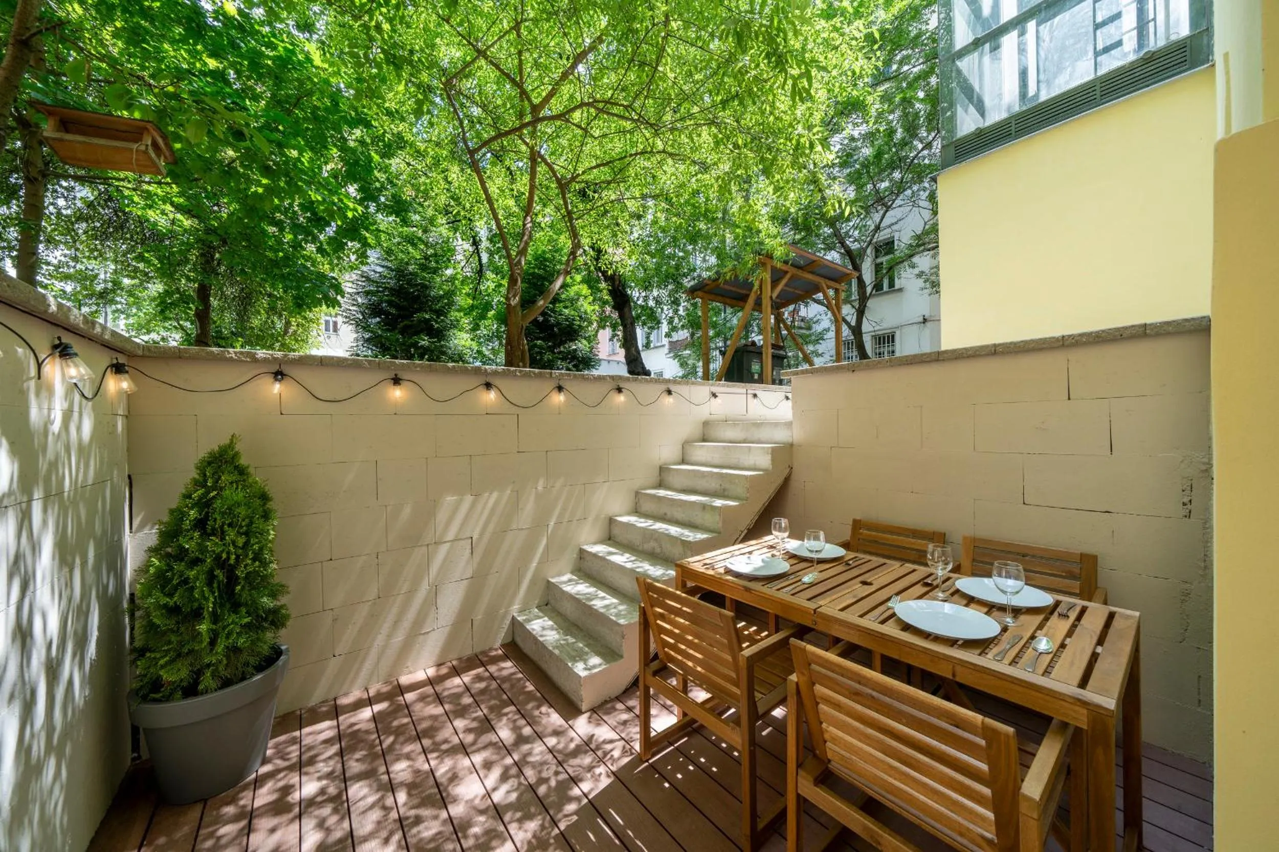 Balcony/Terrace in Apart Hotel Zborovska