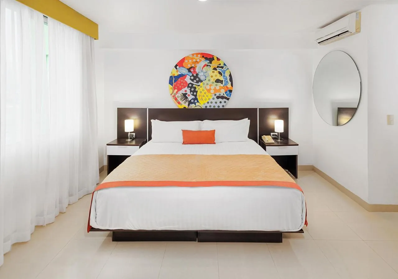 Bedroom, Bed in Hotel México Plaza Irapuato