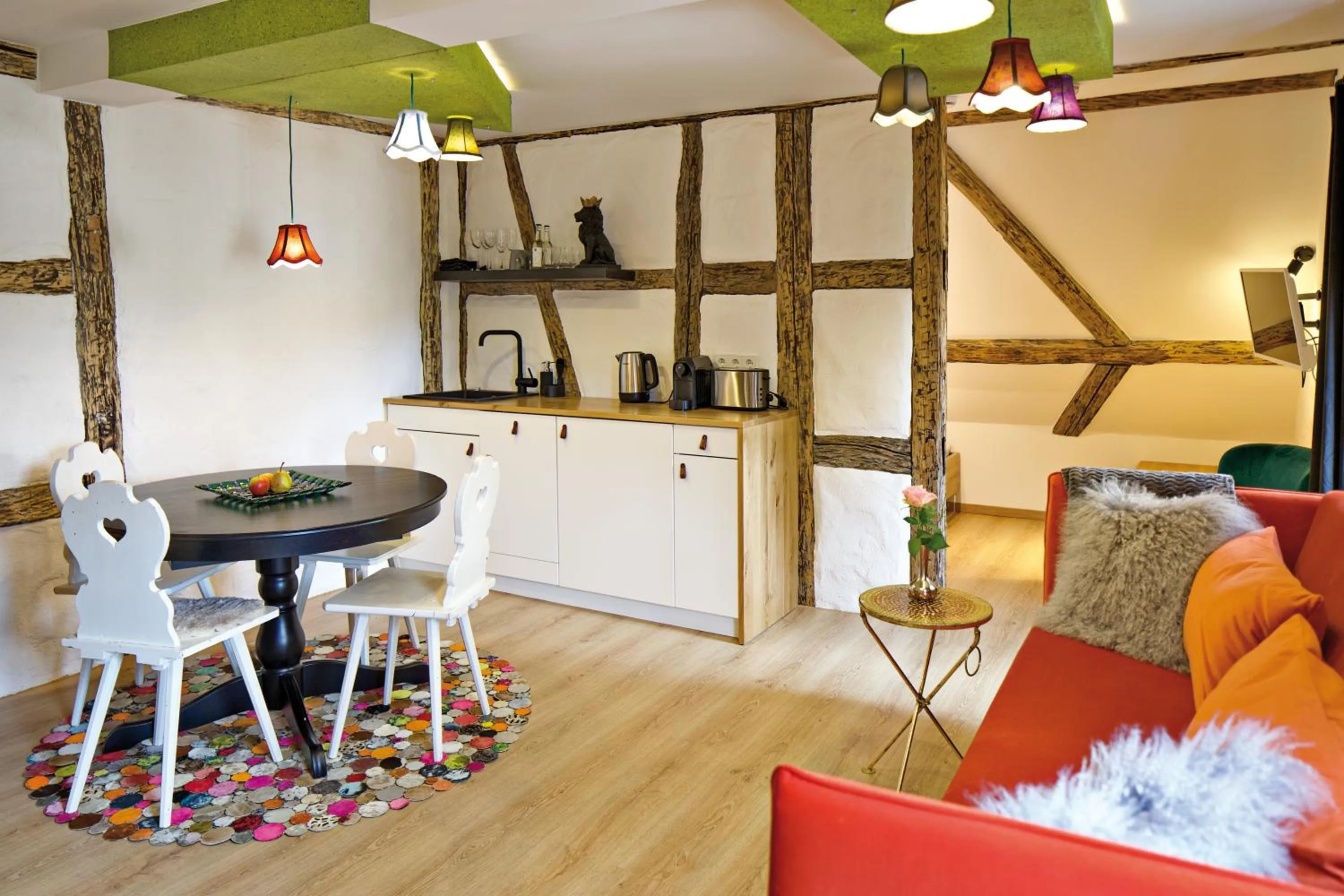 Kitchen or kitchenette in Zinsers Appartements im Flämmle