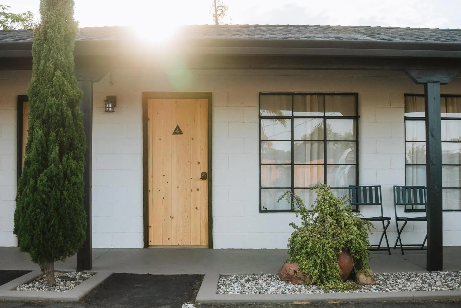 Property building in Triangle Motel