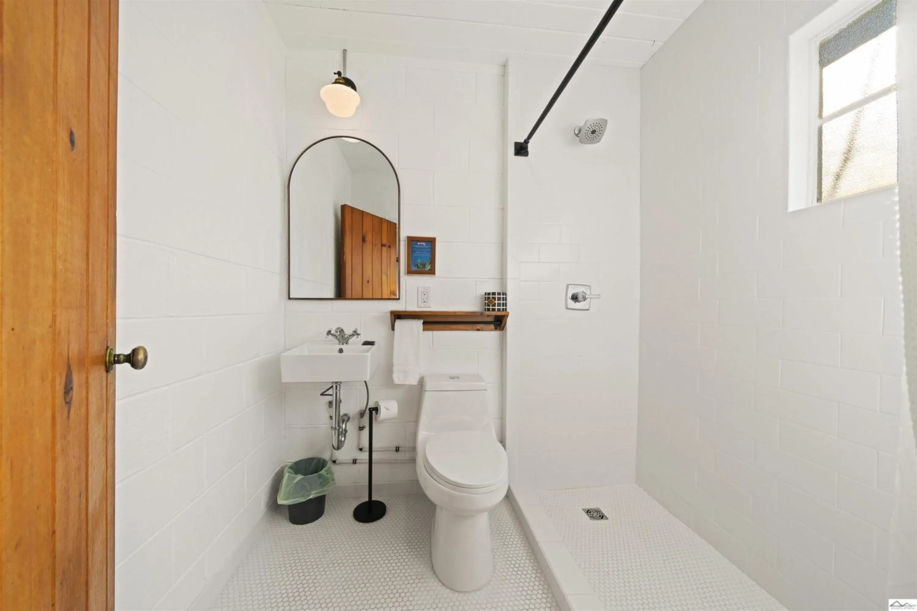 Shower in Triangle Motel