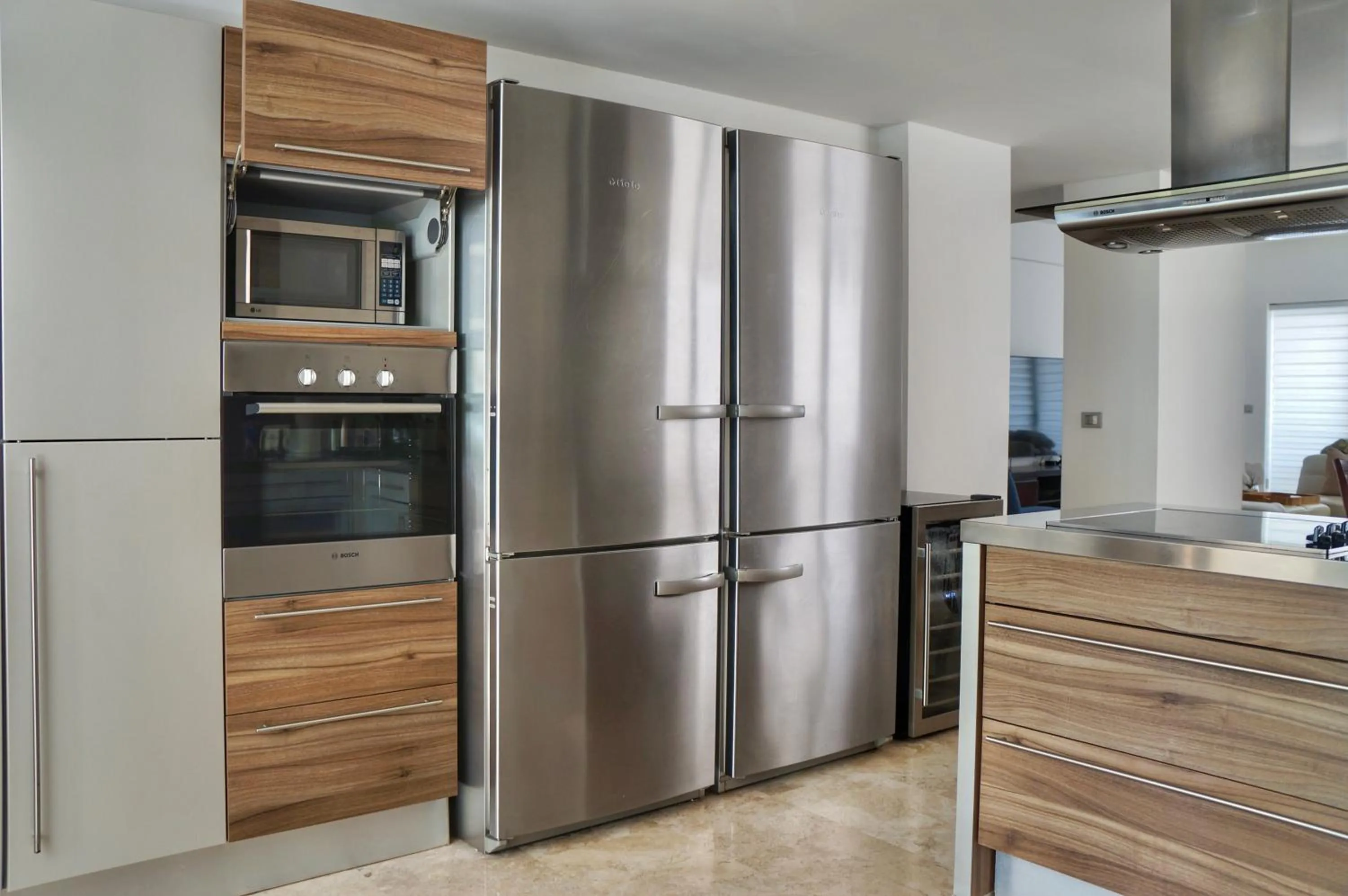 Kitchen or kitchenette in Departamento exclusivo con playa privada - La Amada, Cancun