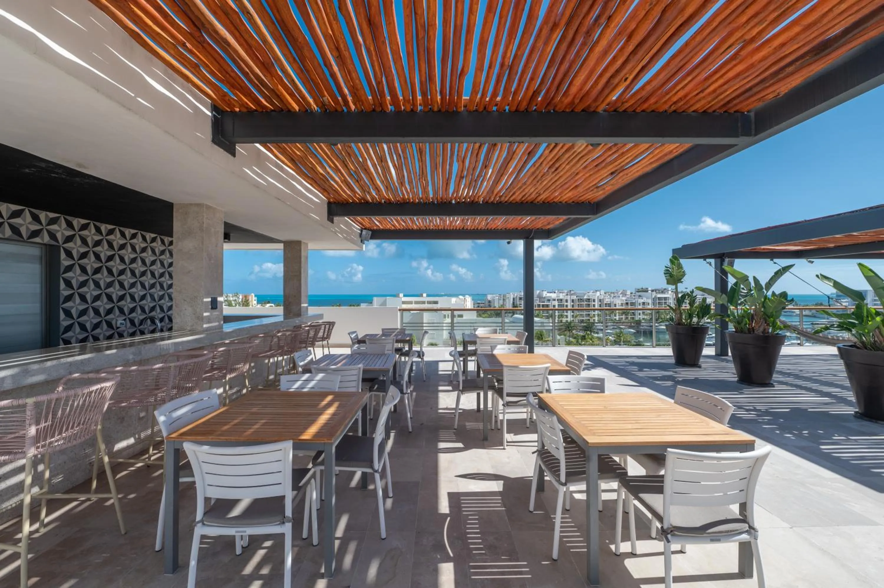 Balcony/Terrace in Departamento exclusivo con playa privada - La Amada, Cancun
