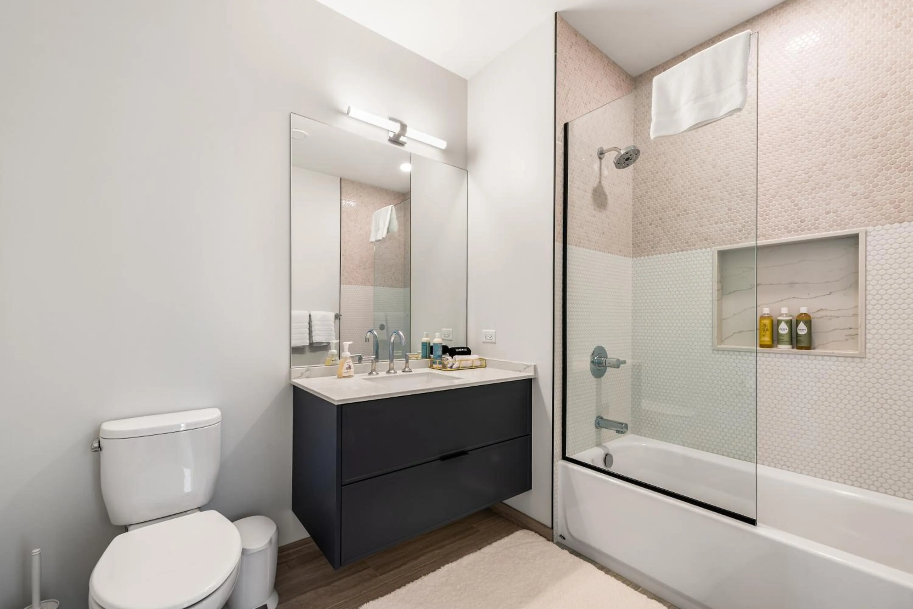 Bathroom in Avenir West Loop Penthouses with Iconic City Views
