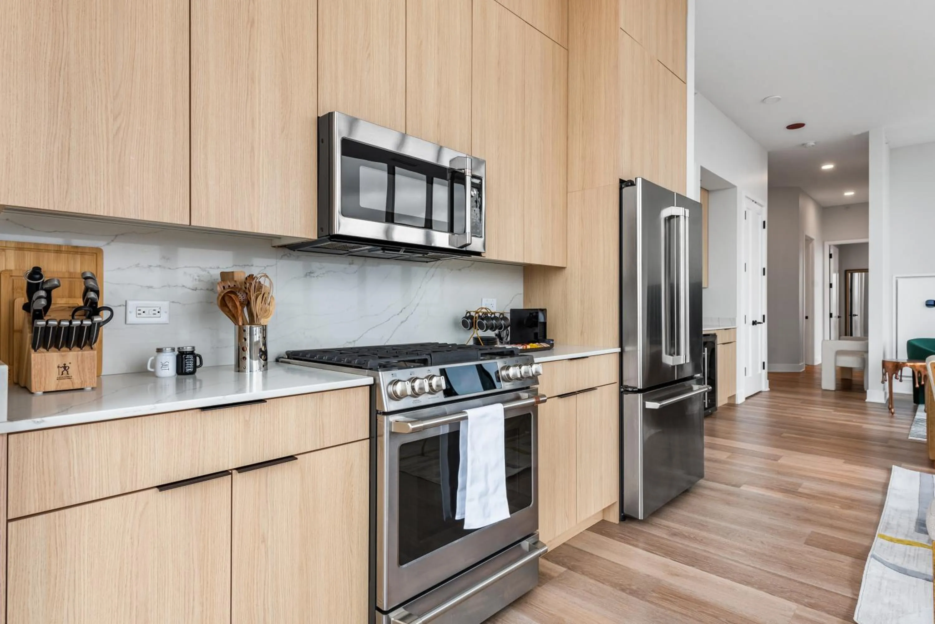 Kitchen or kitchenette in Avenir West Loop Penthouses with Iconic City Views