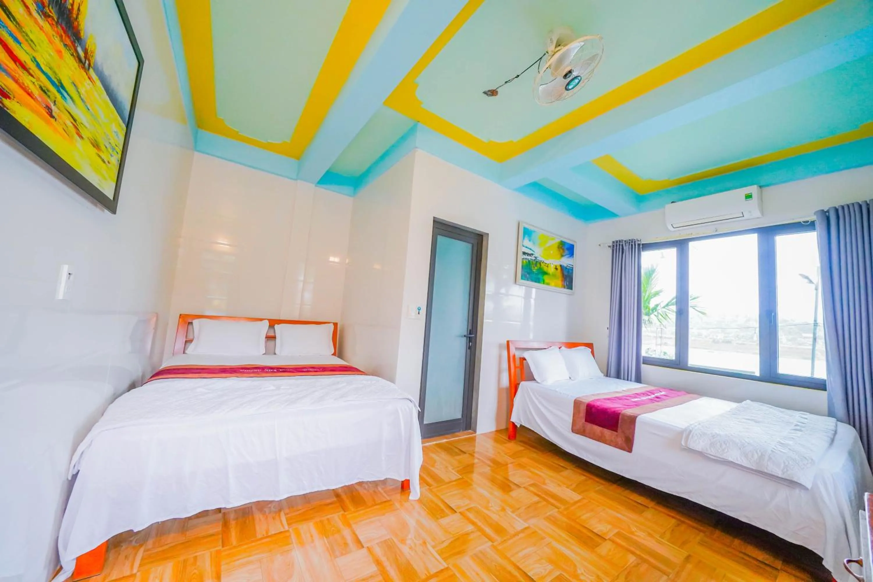 Bed in Phong Nha Escape Bungalow