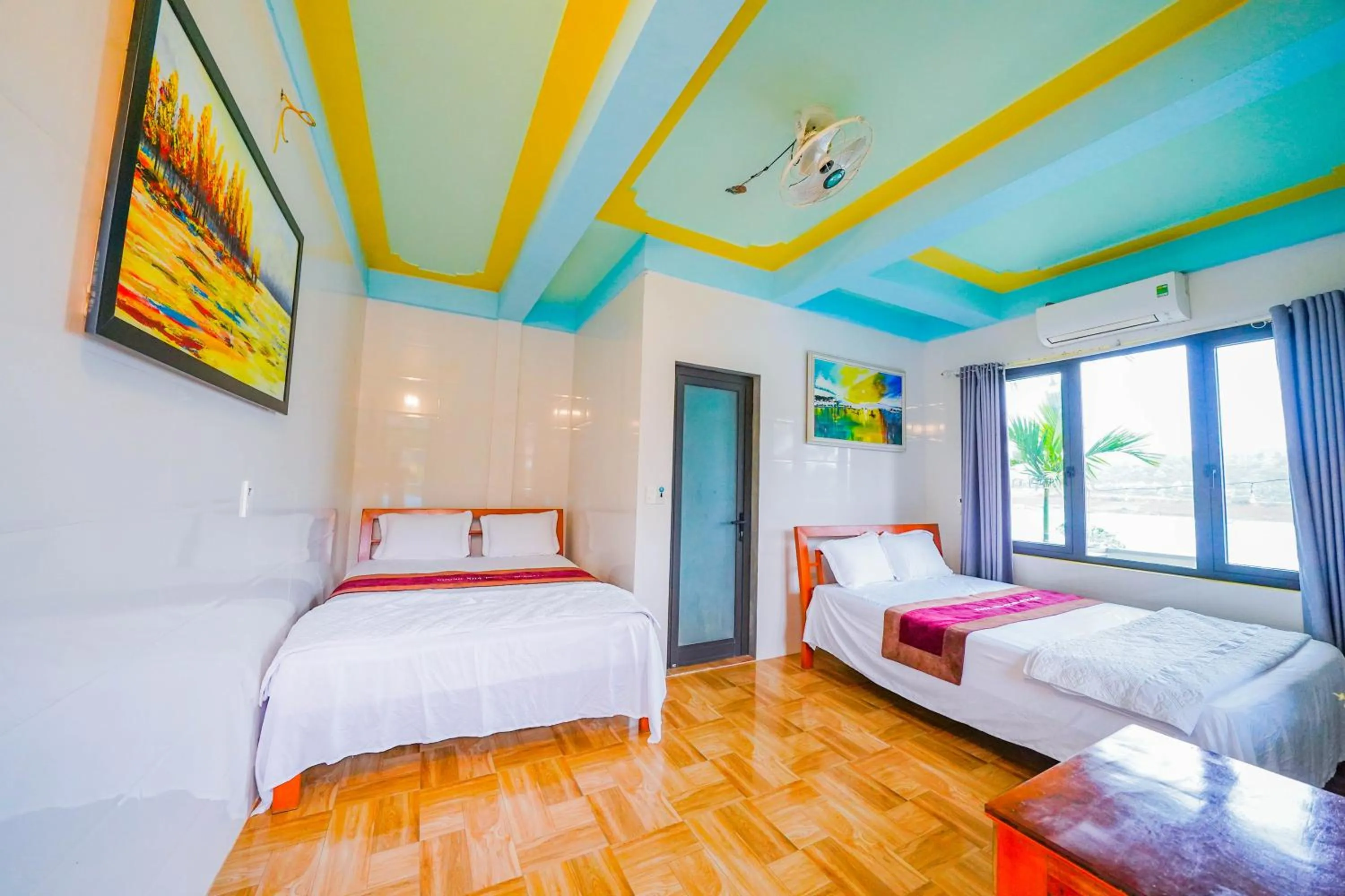 Bed in Phong Nha Escape Bungalow
