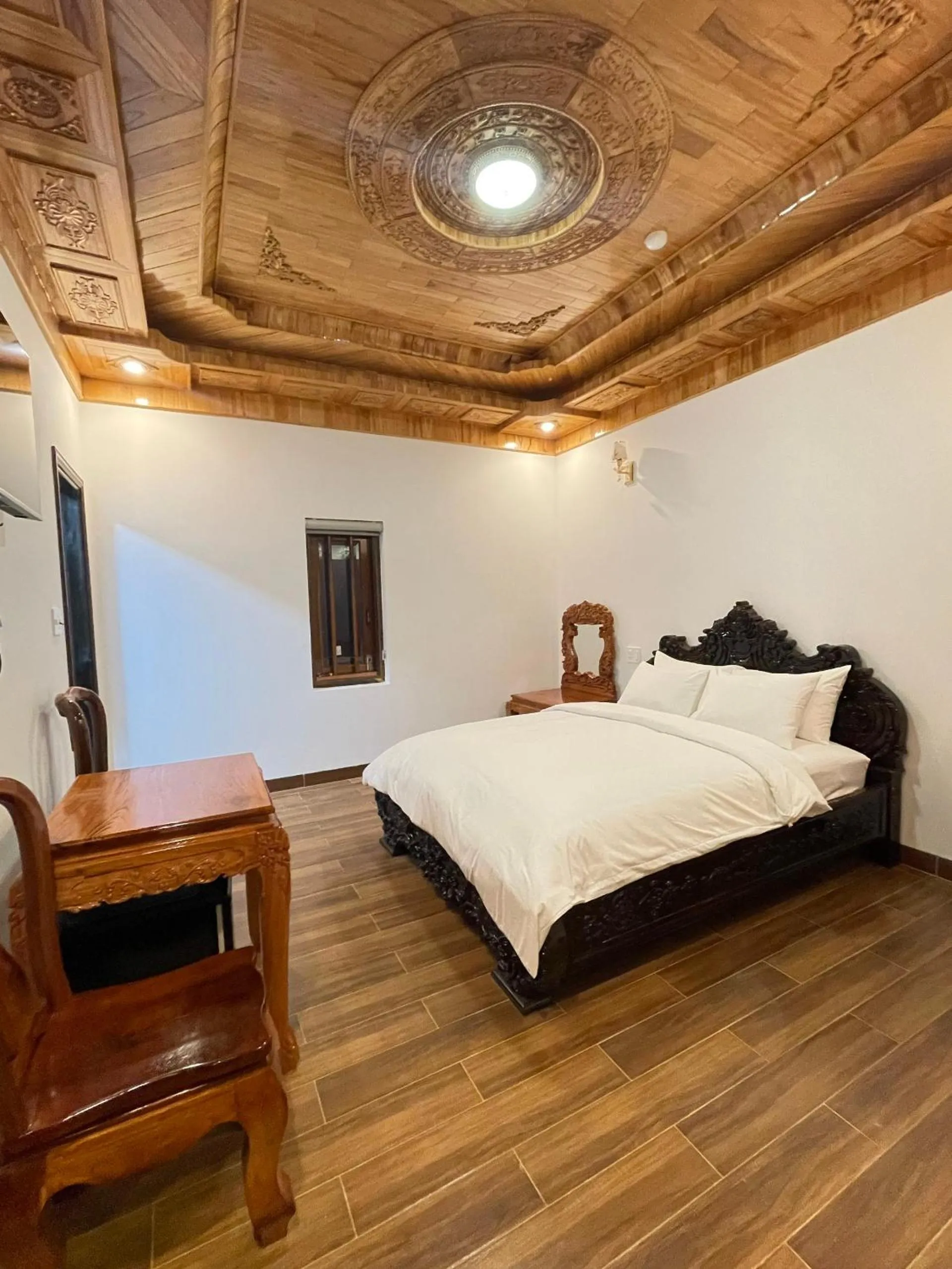 Bed in Hotel Hoàng My