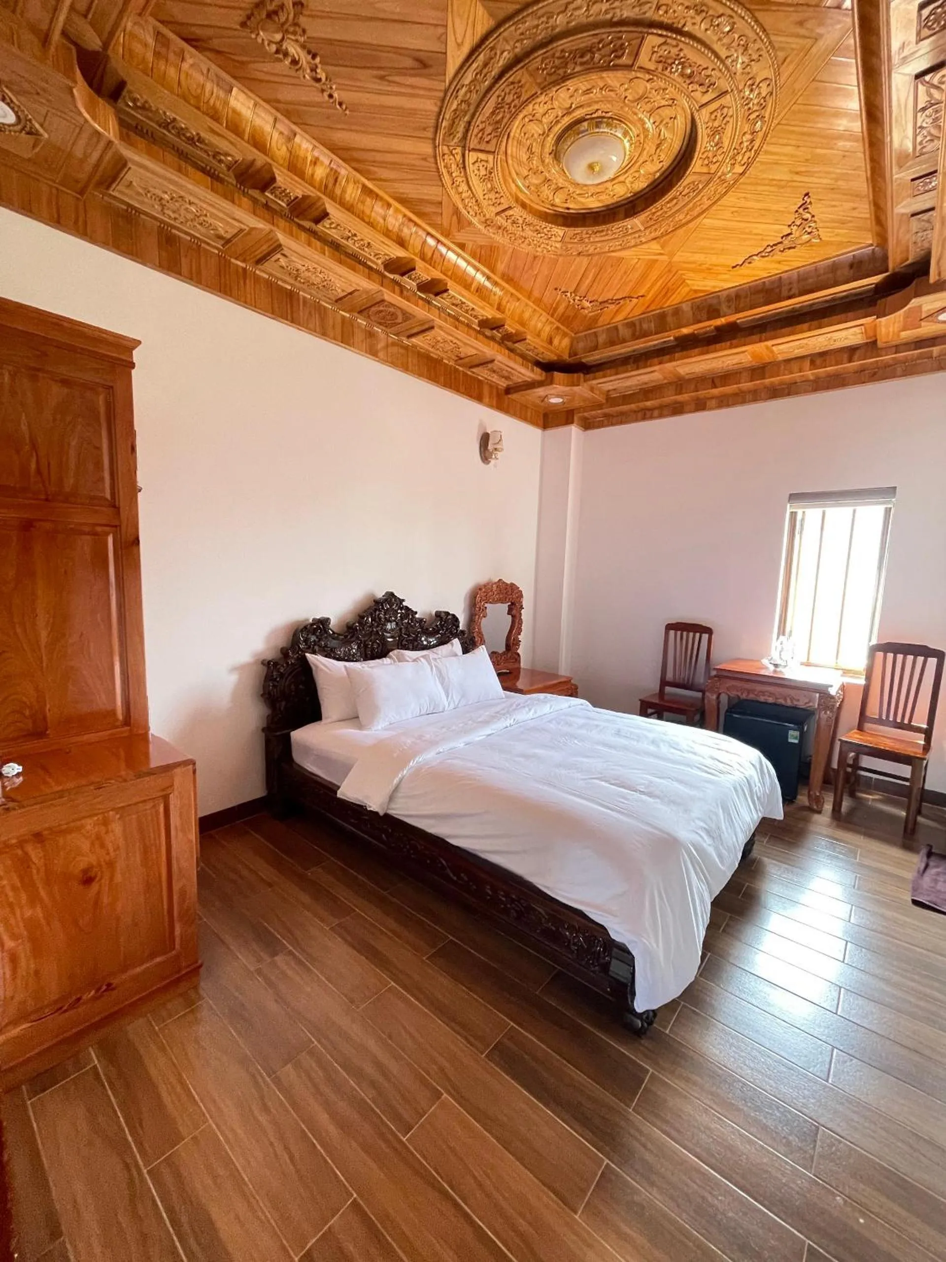 Bed in Hotel Hoàng My