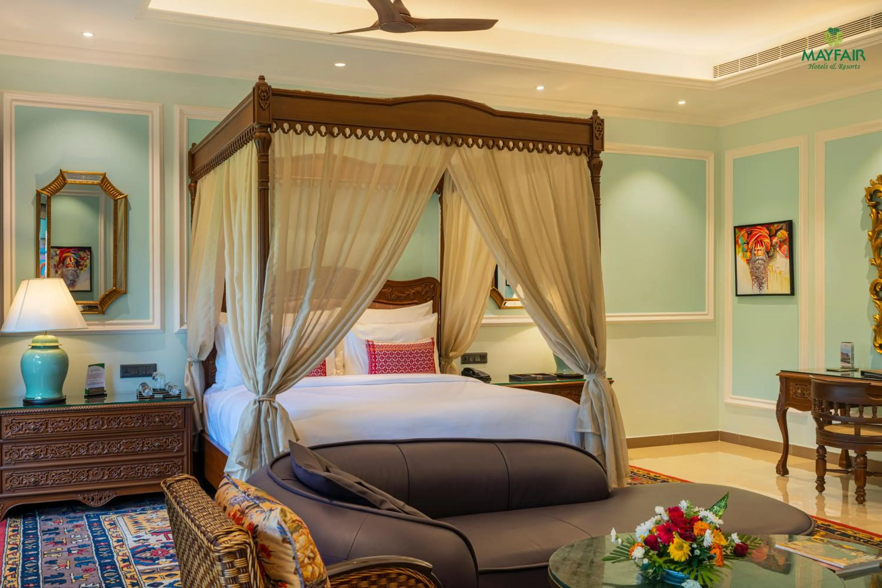 Bed in Mayfair Spring Valley Resort Guwahati