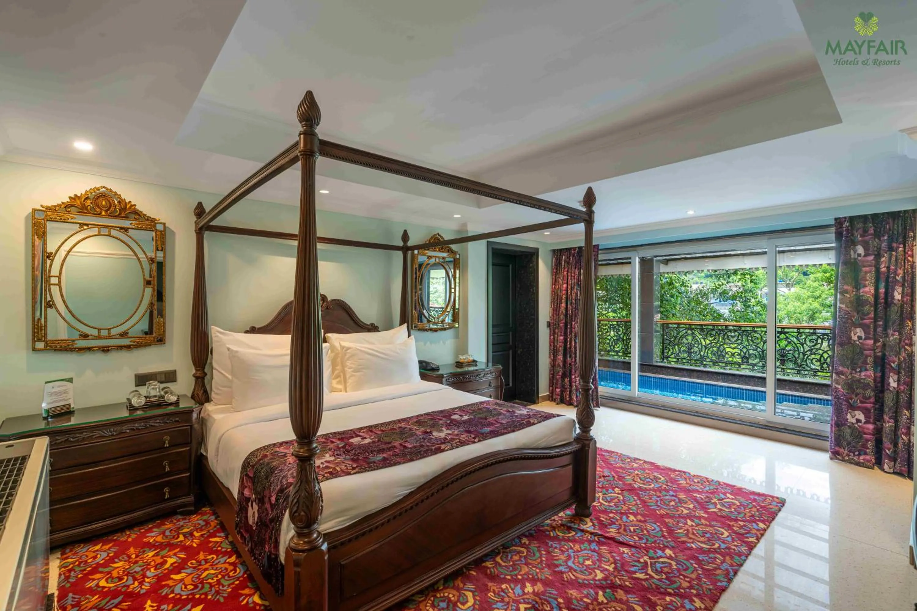 Bed in Mayfair Spring Valley Resort Guwahati