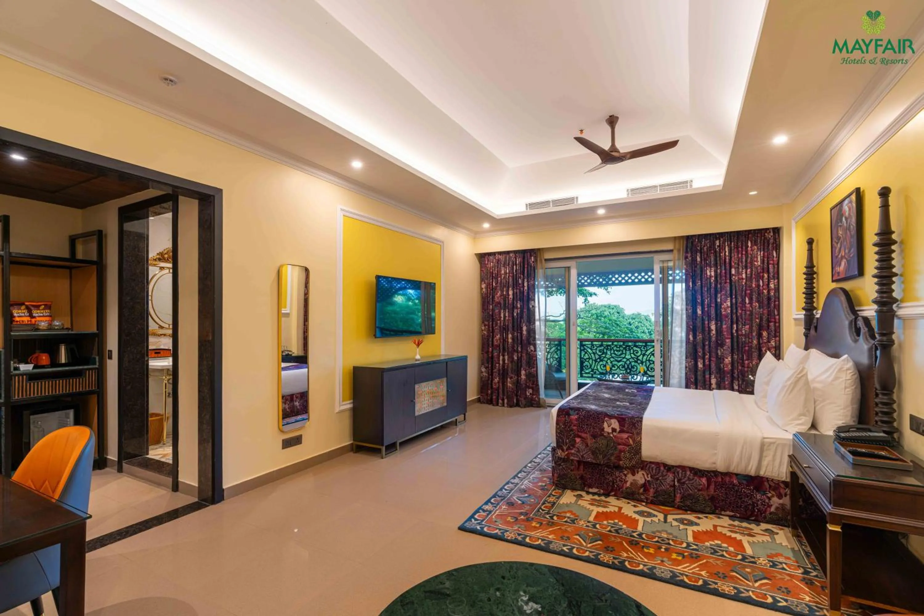 Bed in Mayfair Spring Valley Resort Guwahati