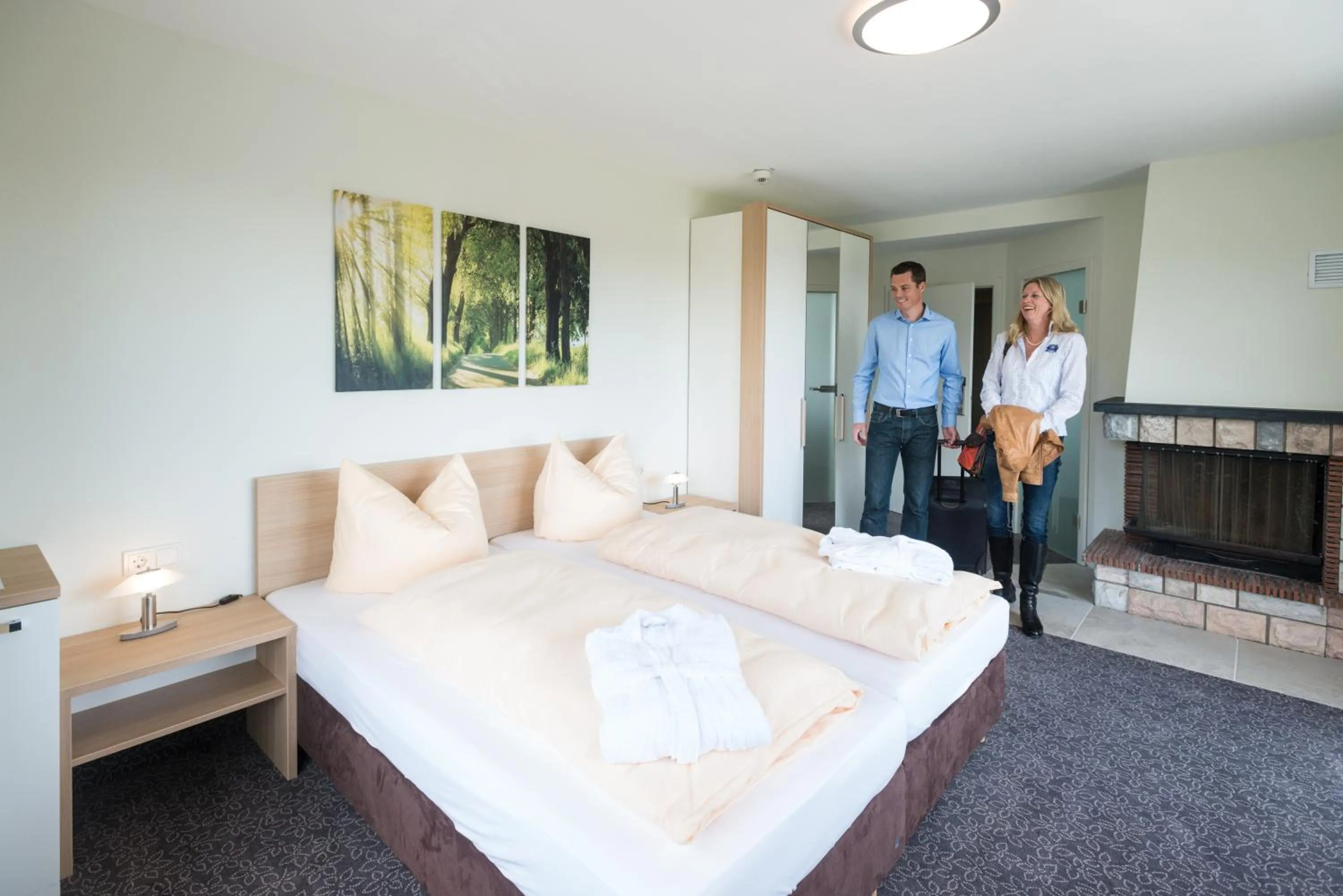 Photo of the whole room, Bed in Landhotel Kristall
