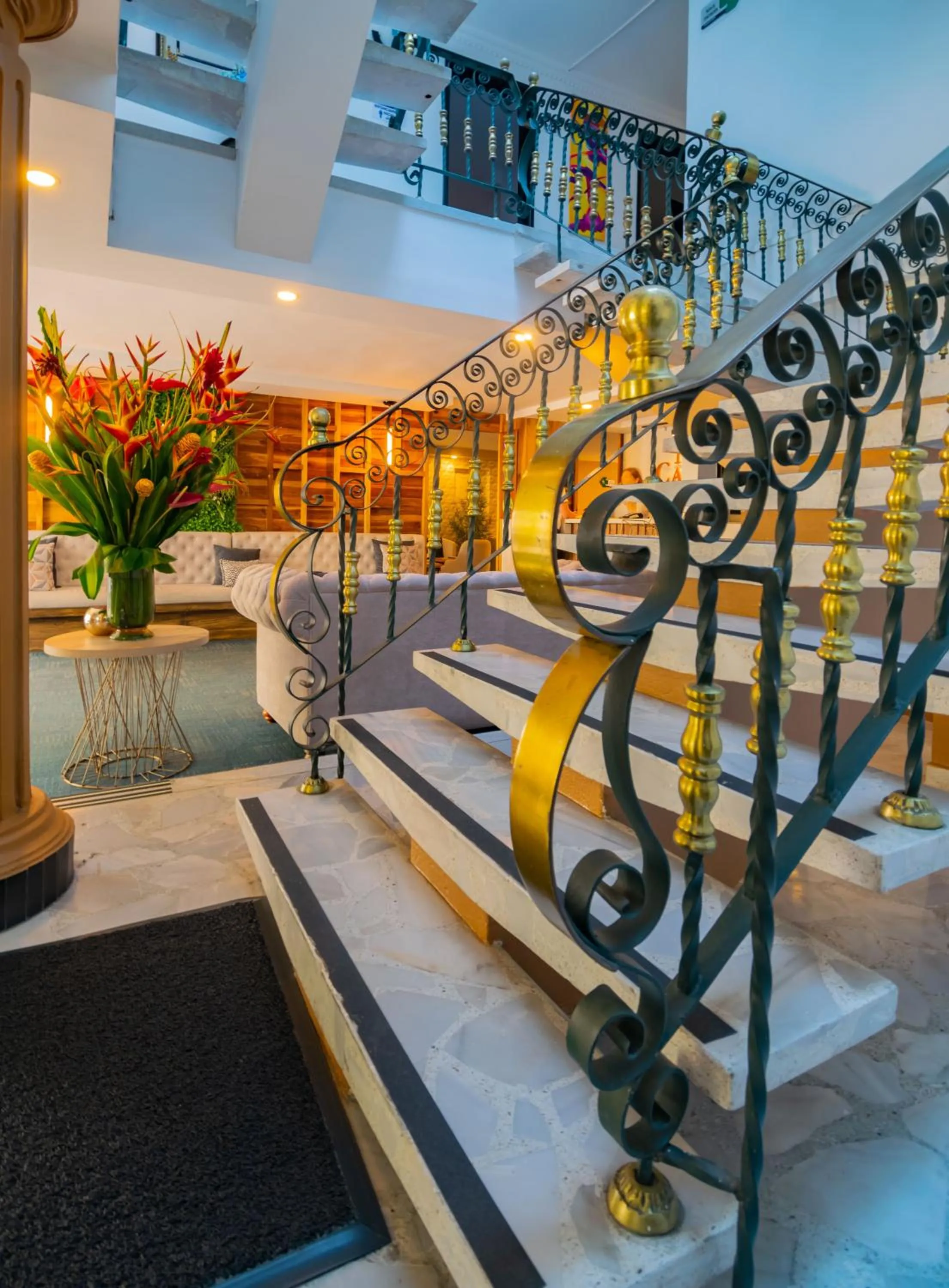 Lobby or reception in Hotel Montes De La Castellana
