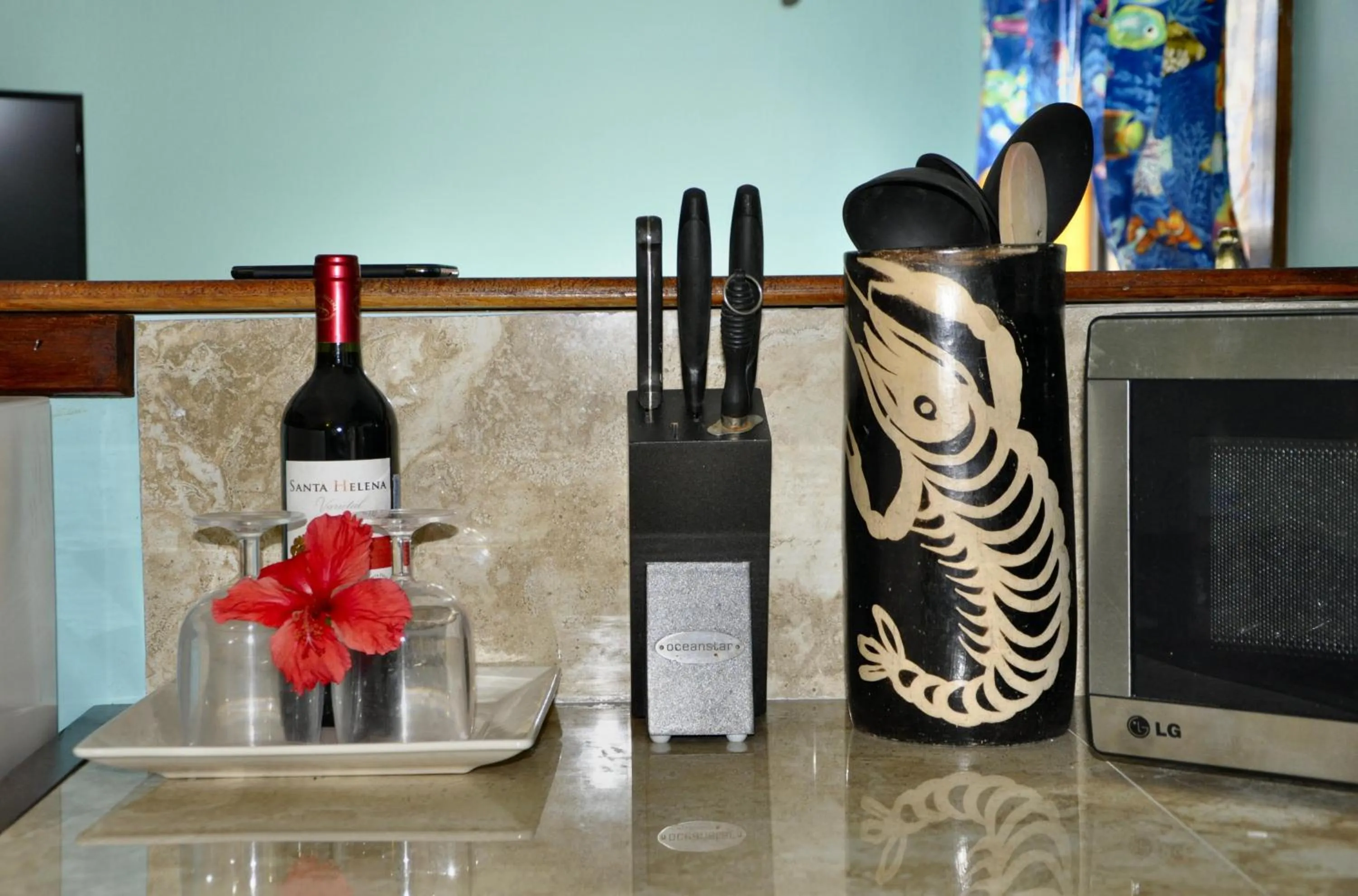 Kitchen or kitchenette in West Bay Lodge and Spa