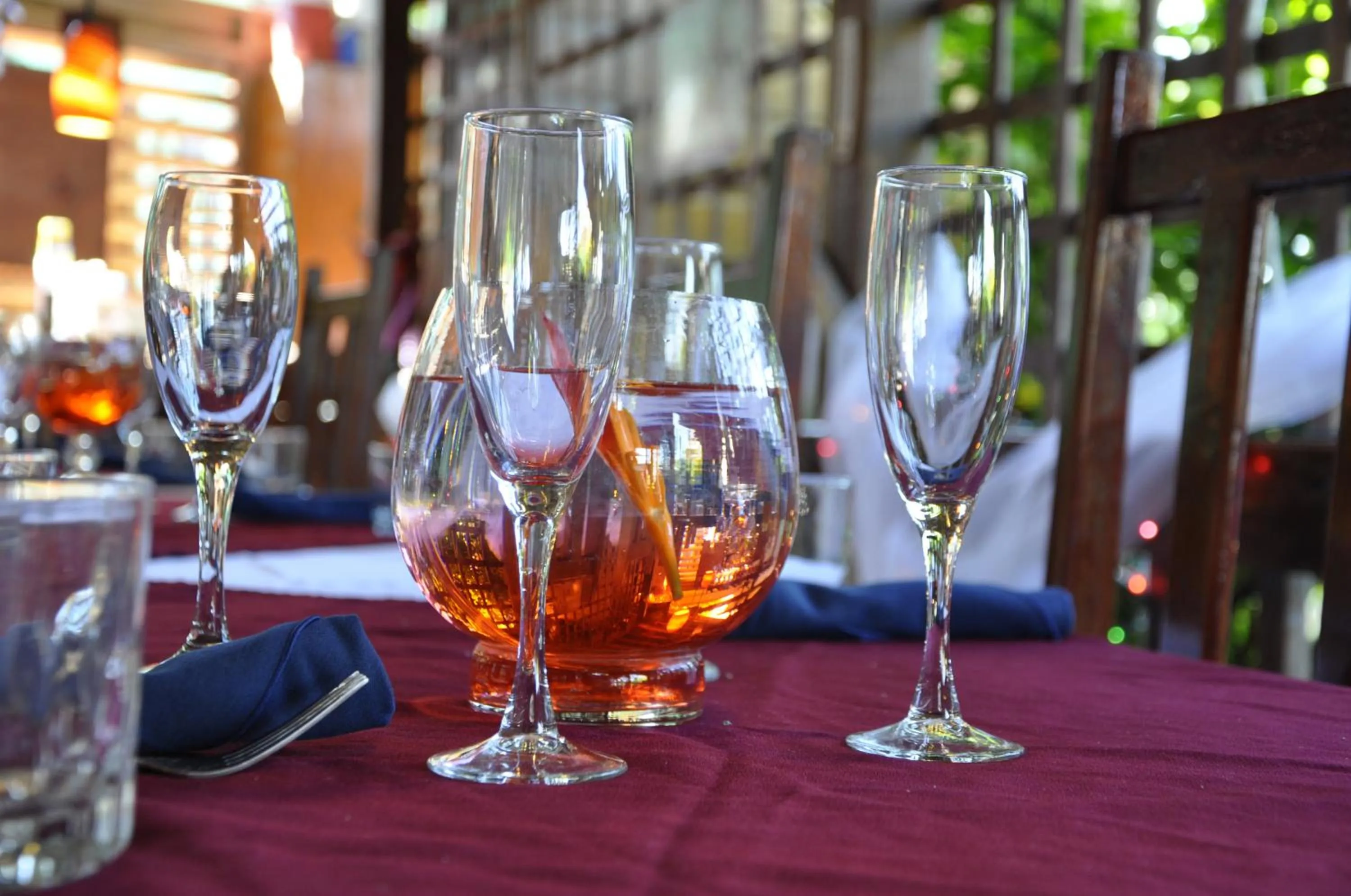 Drinks in West Bay Lodge and Spa