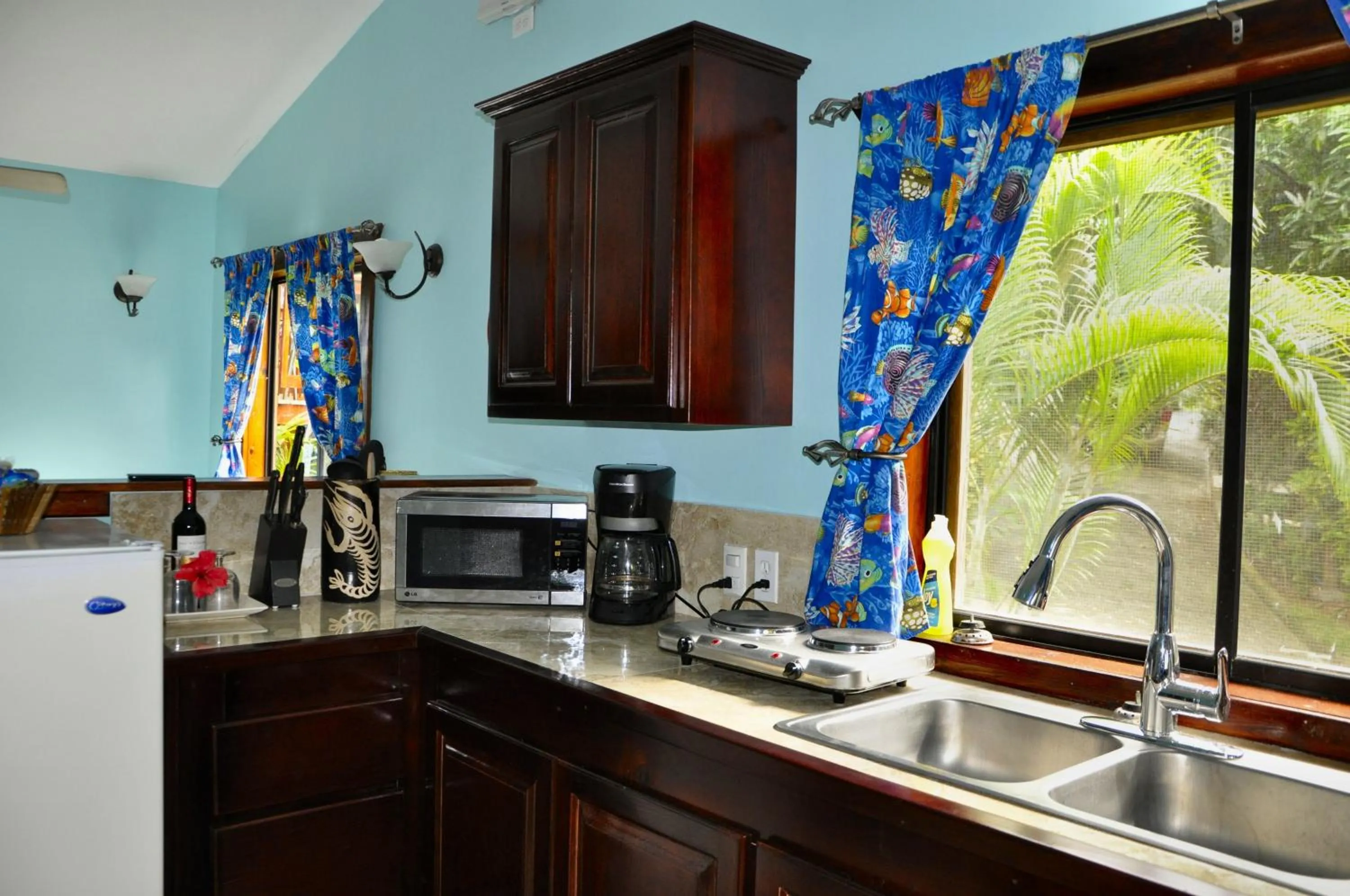 Kitchen or kitchenette in West Bay Lodge and Spa