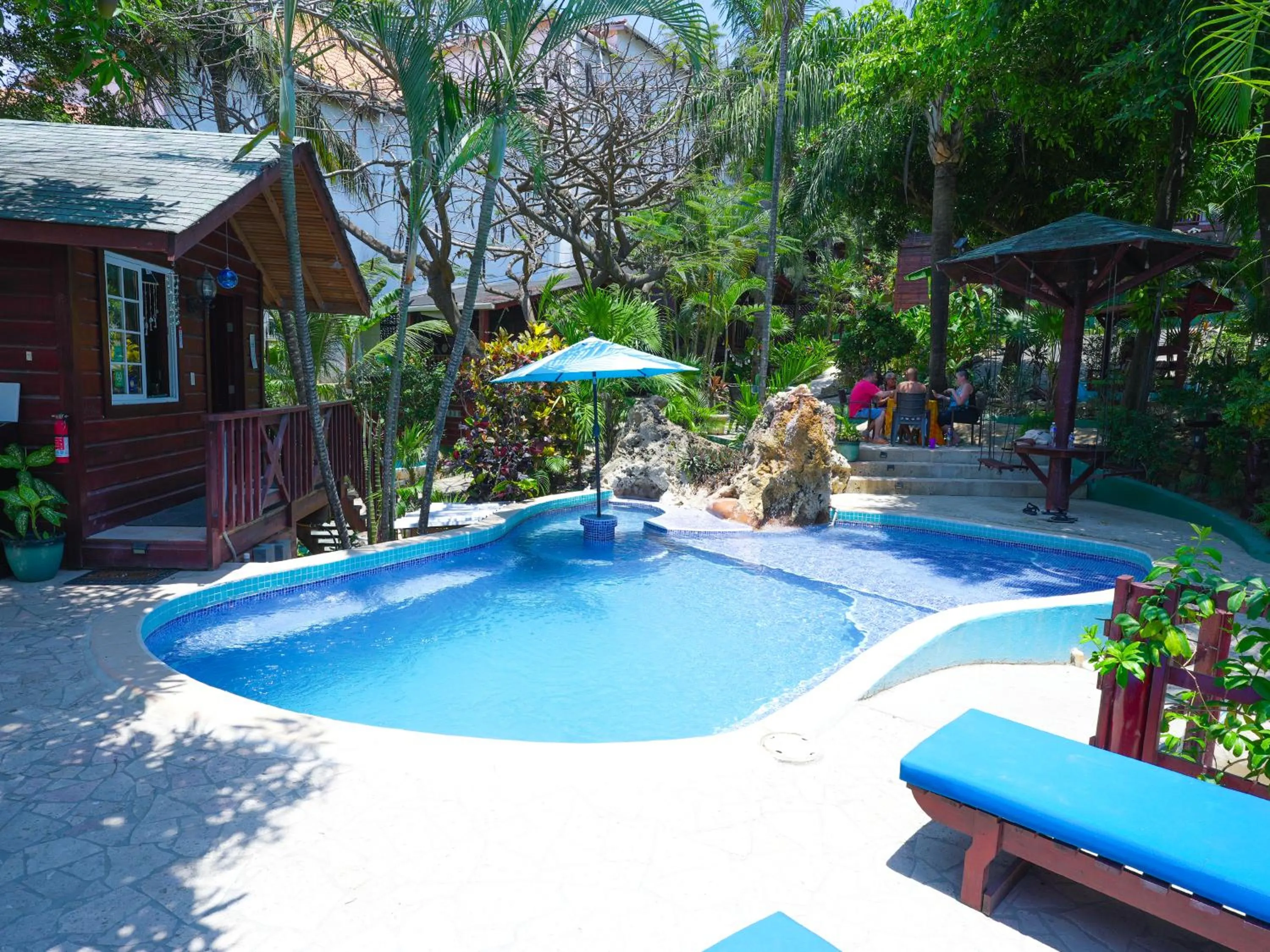 Pool view in West Bay Lodge and Spa