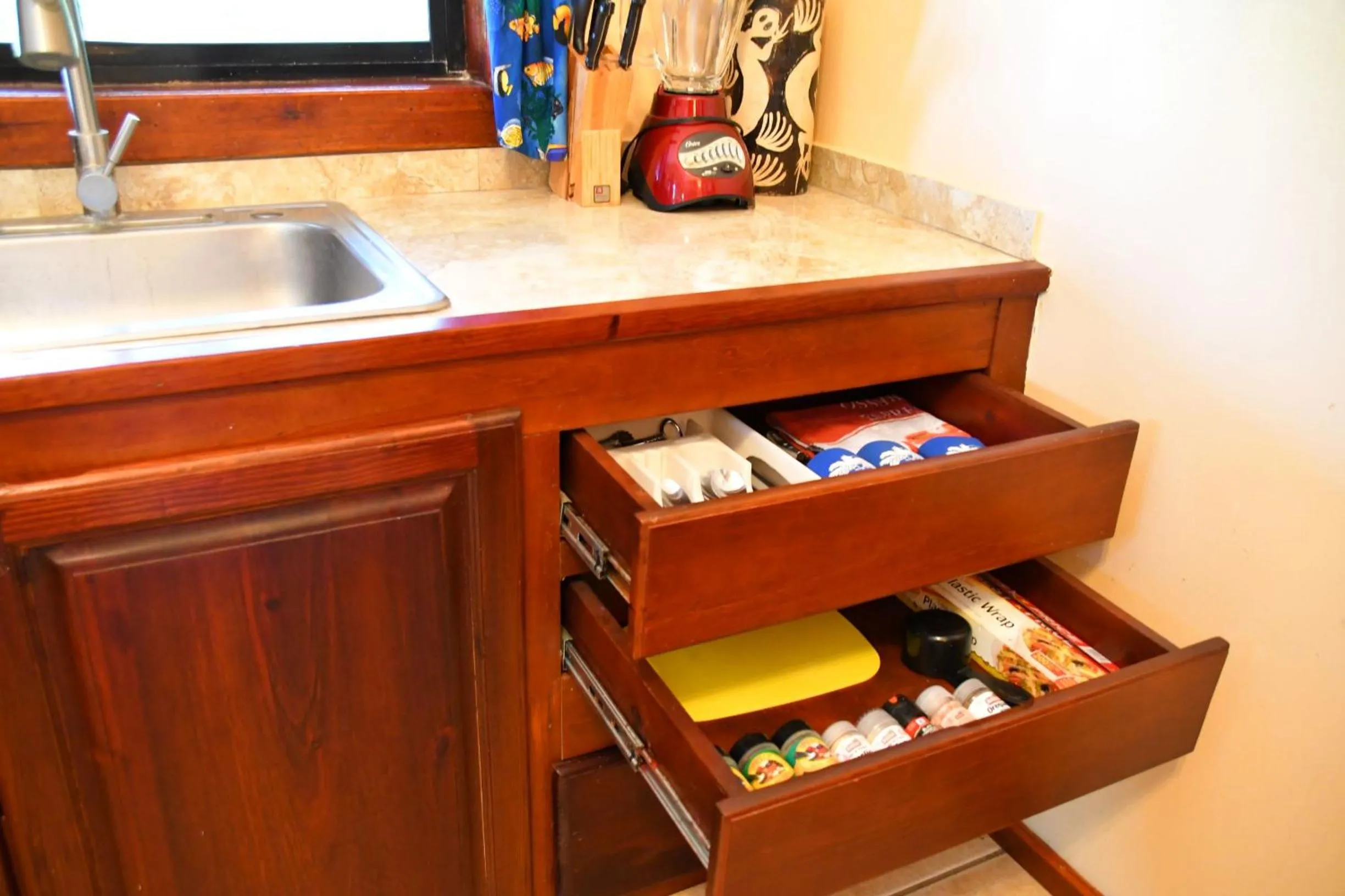 Kitchen or kitchenette in West Bay Lodge and Spa