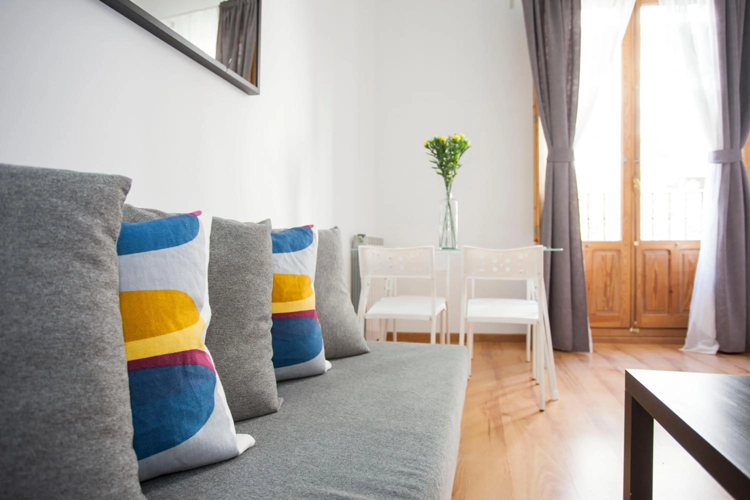 Living room in Fuencarral Apartments