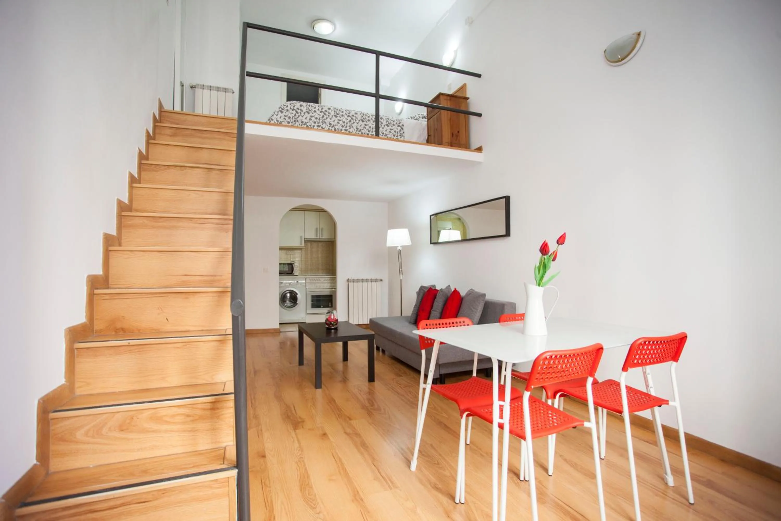 Living room in Fuencarral Apartments