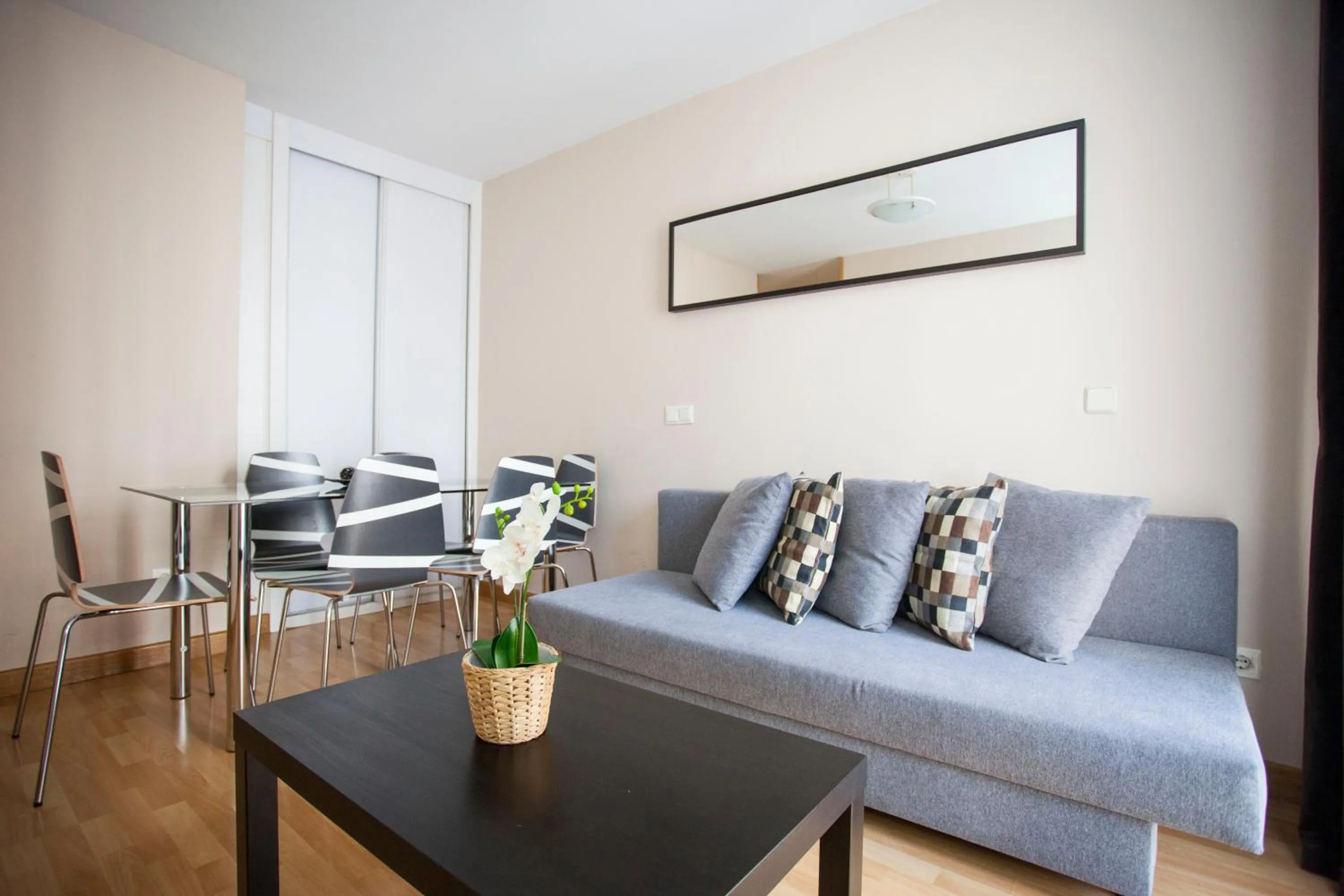 Living room in Fuencarral Apartments