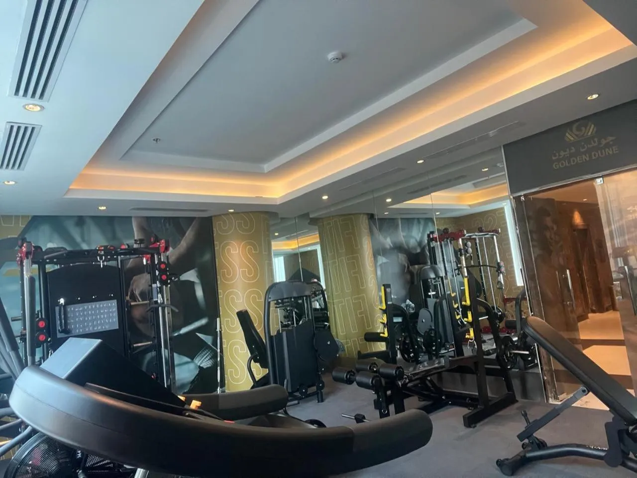 Fitness centre/facilities in Golden Dune Residential Unit - Almalaz