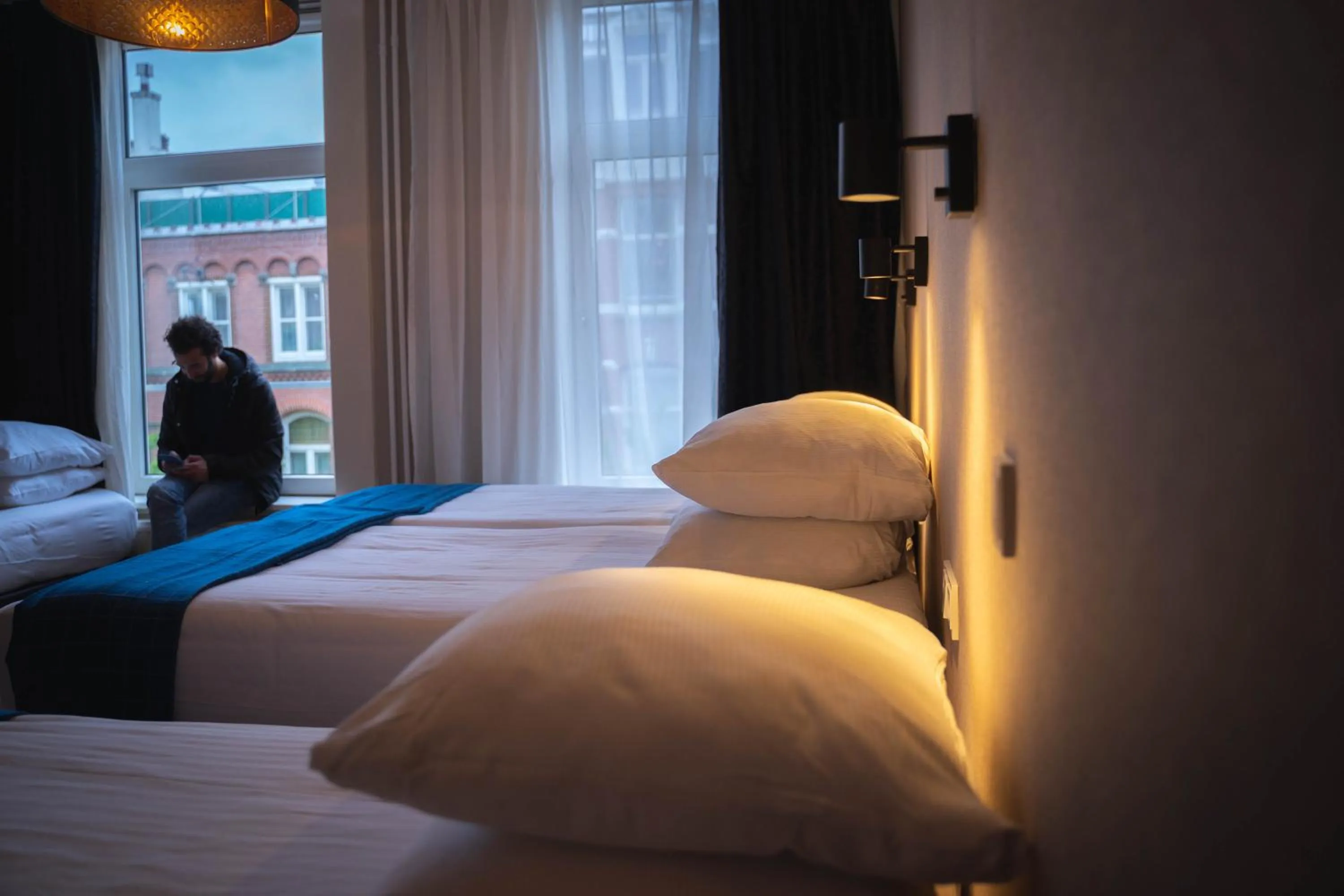 Bedroom, Bed in Hotel Vondel Garden