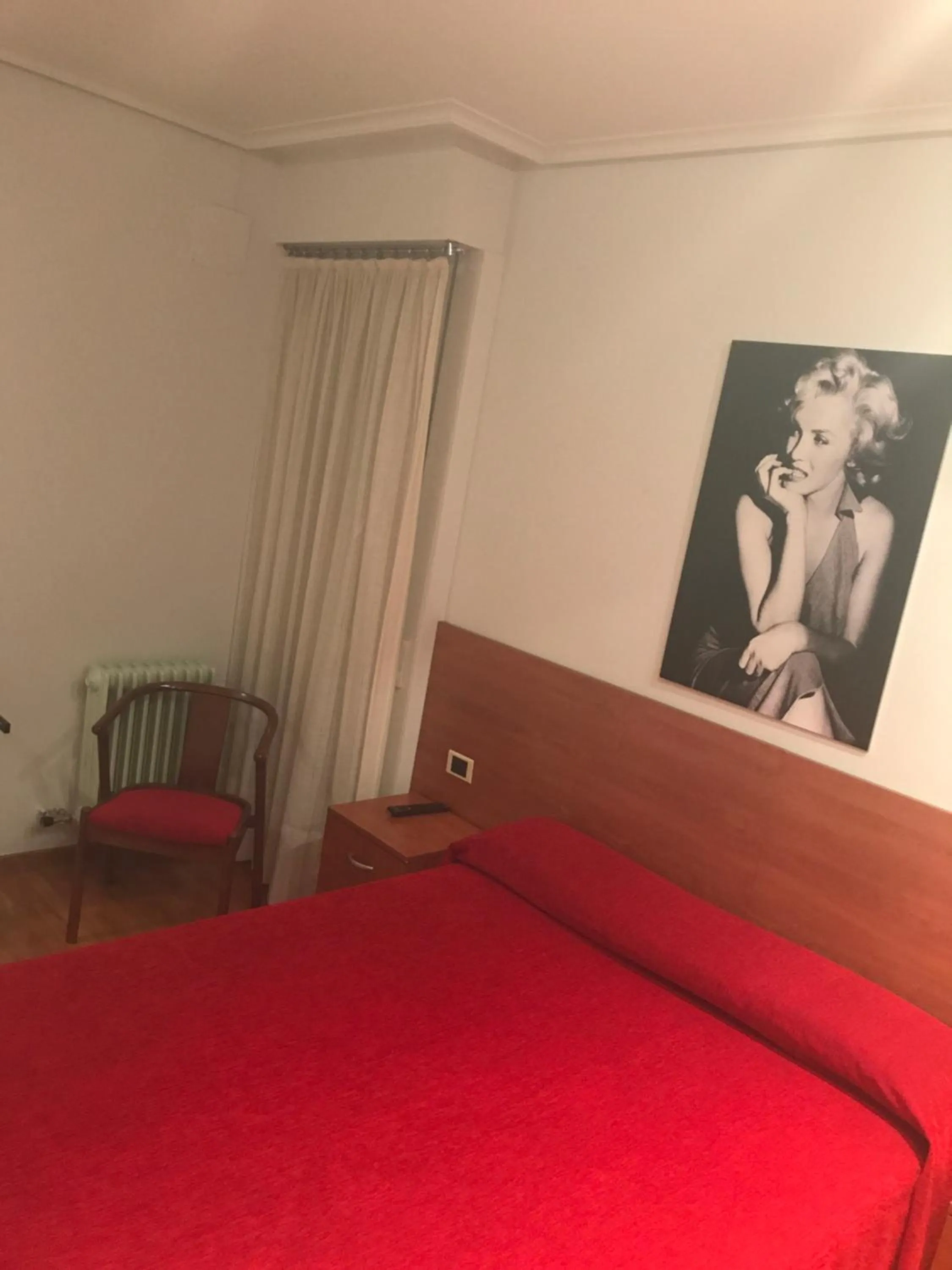 Bed in Pension Logroño