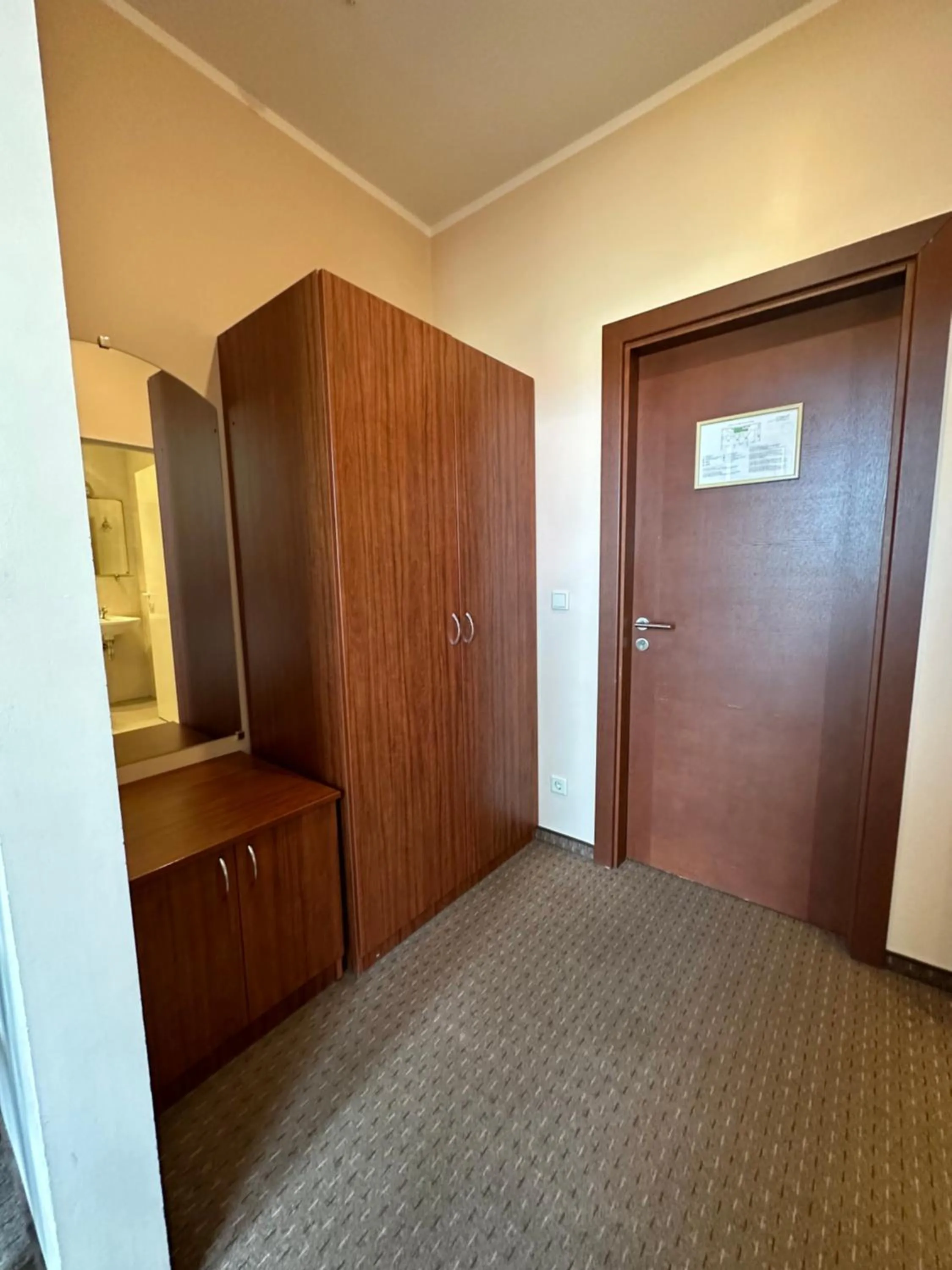 wardrobe in Riga Unimars Hotel