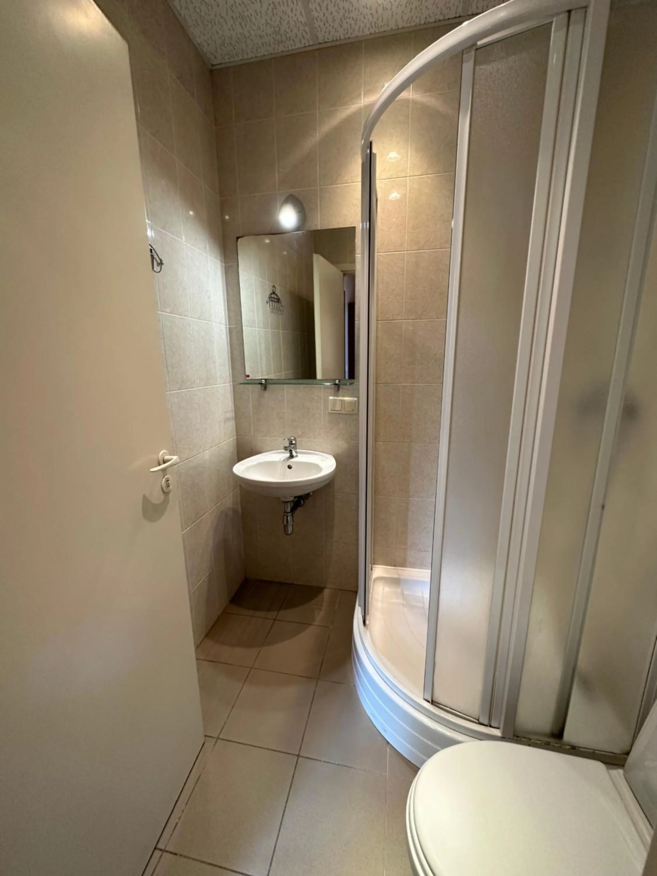 Shower in Riga Unimars Hotel