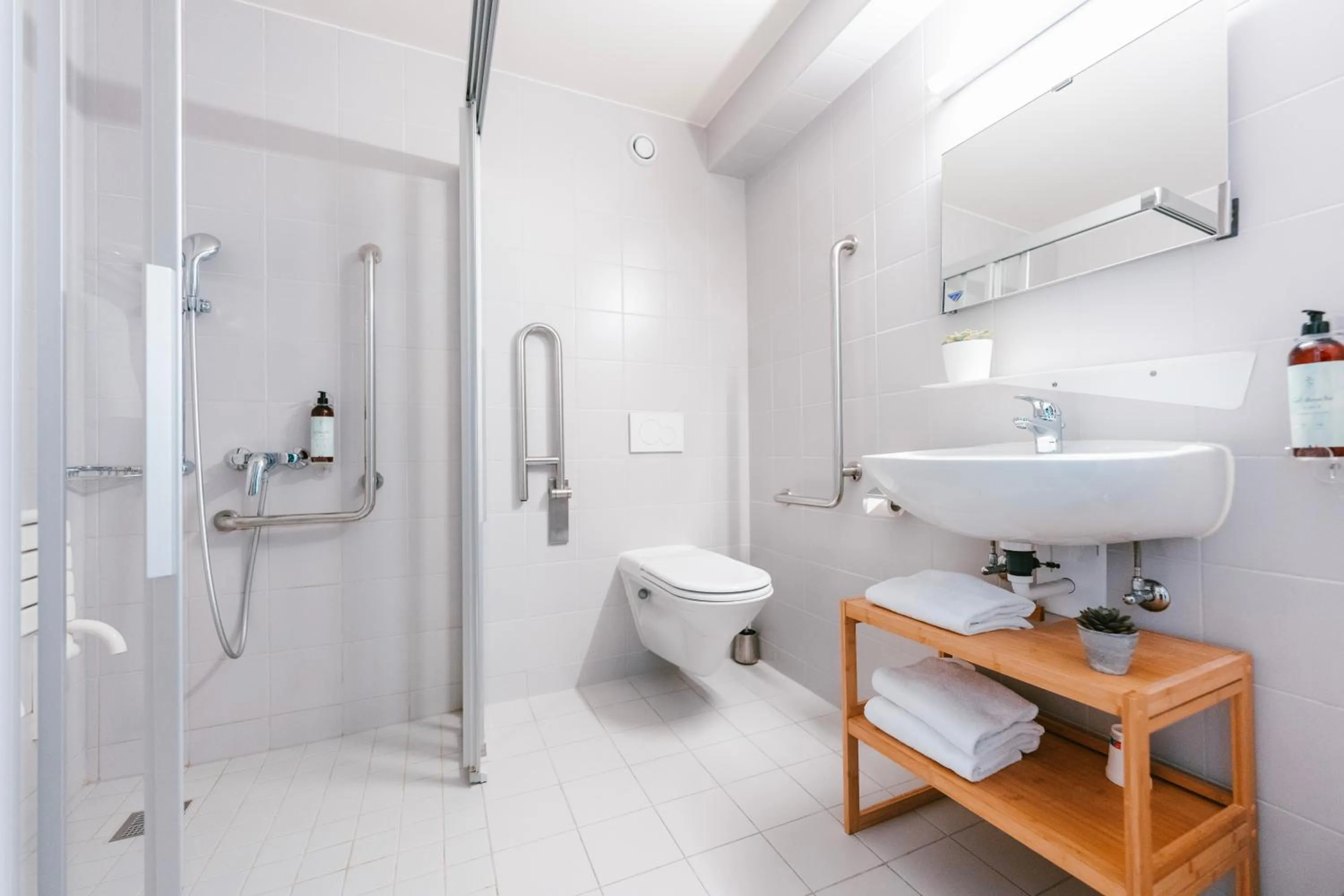 Bathroom in SwissTech Hotel