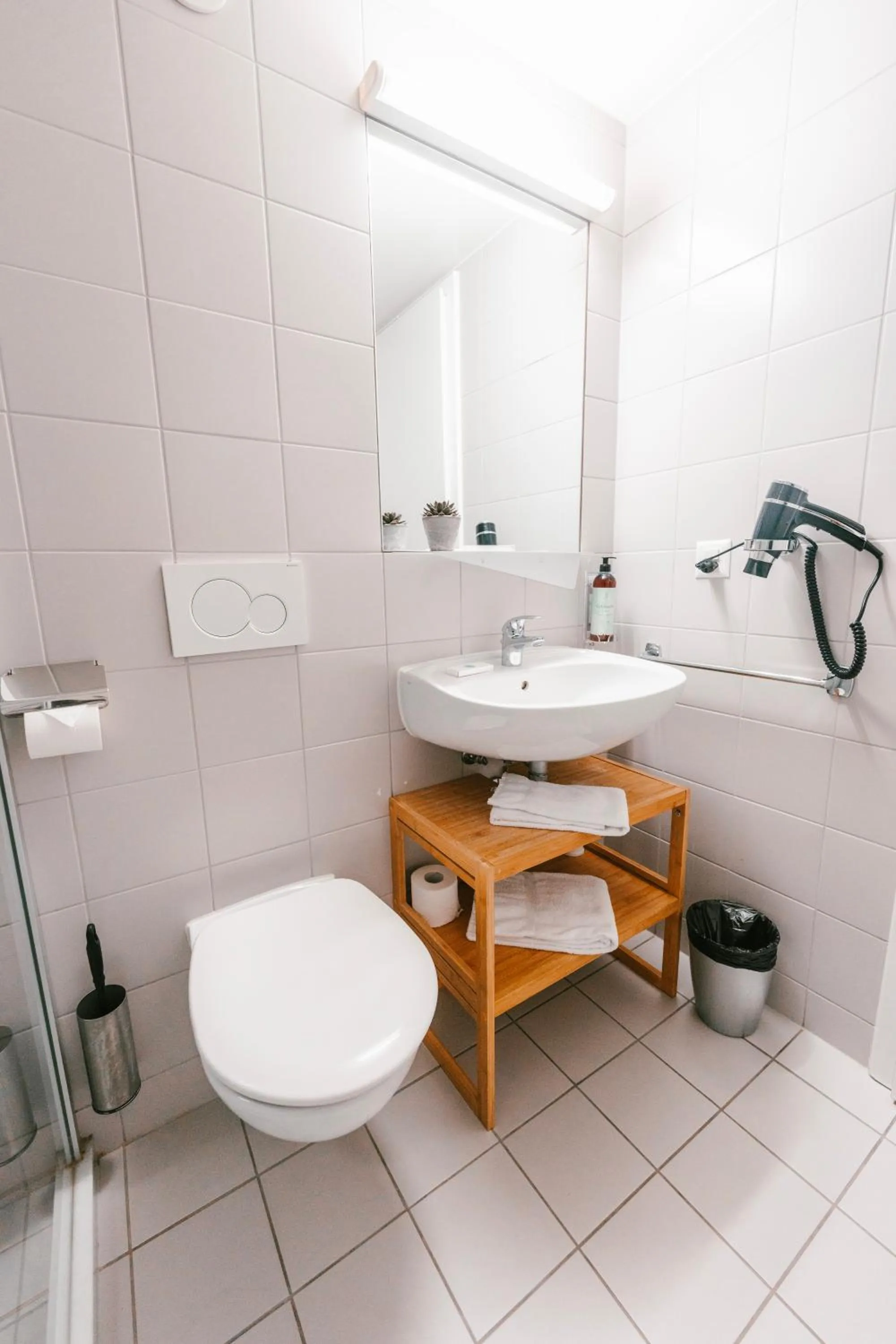 Bathroom in SwissTech Hotel