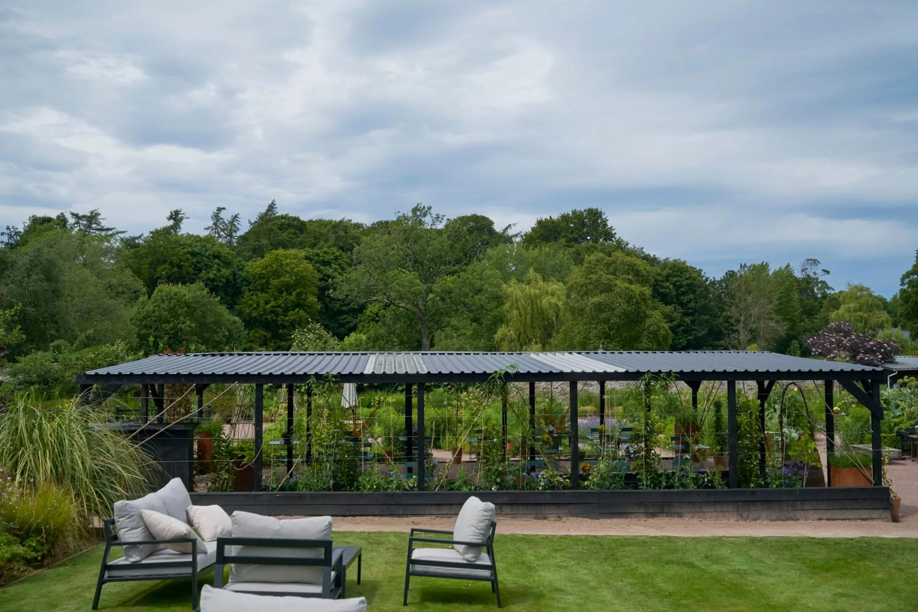 Garden in Boath House Hotel
