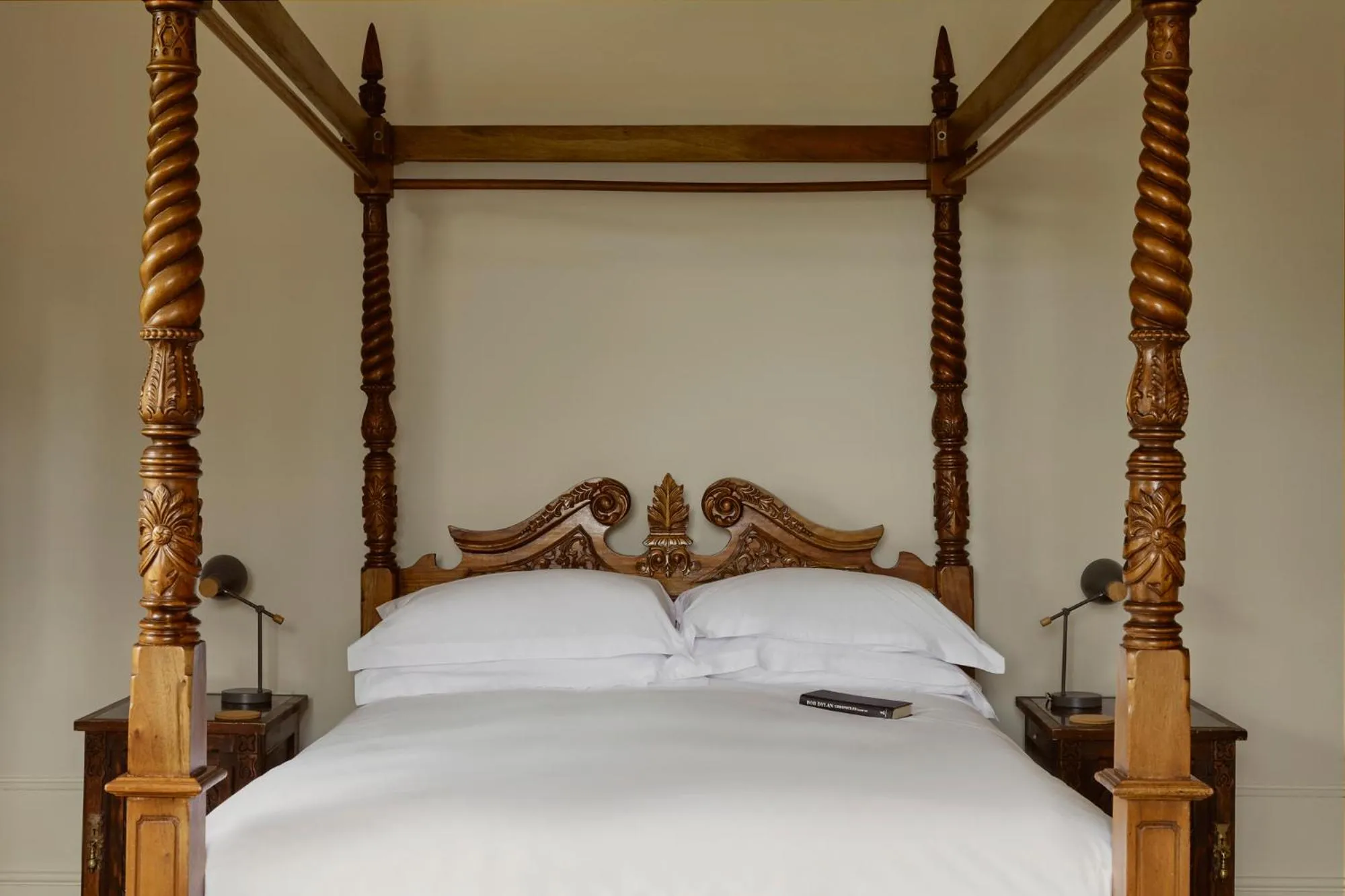 Bed in Boath House Hotel