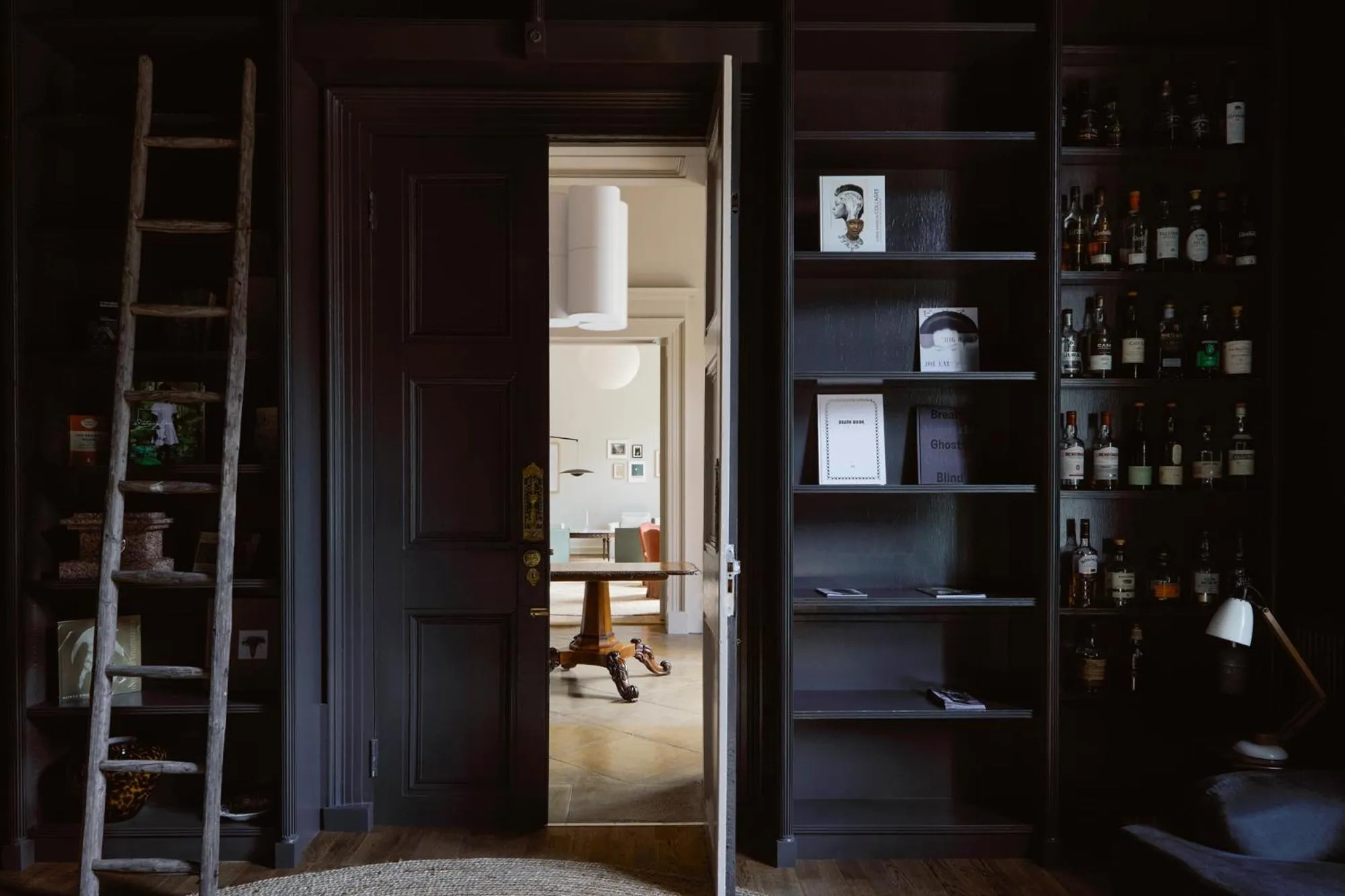 Library in Boath House Hotel