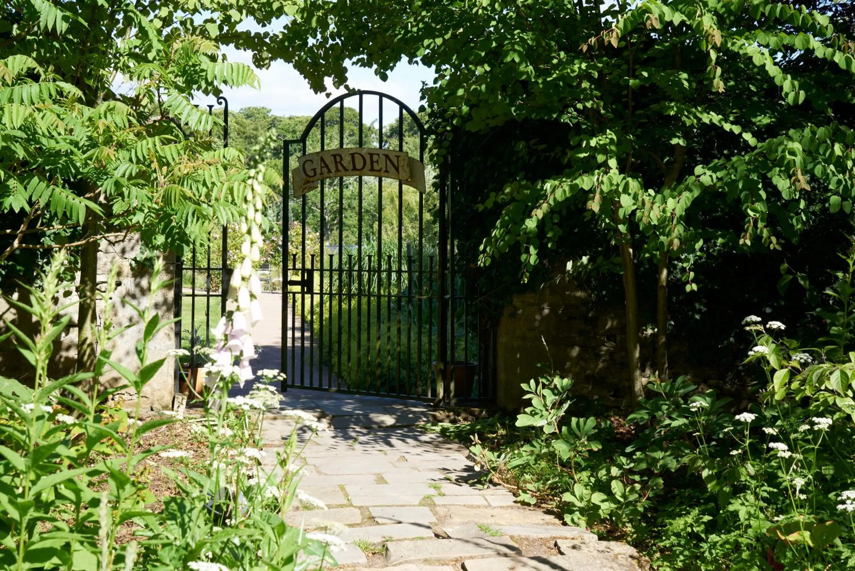Garden in Boath House Hotel