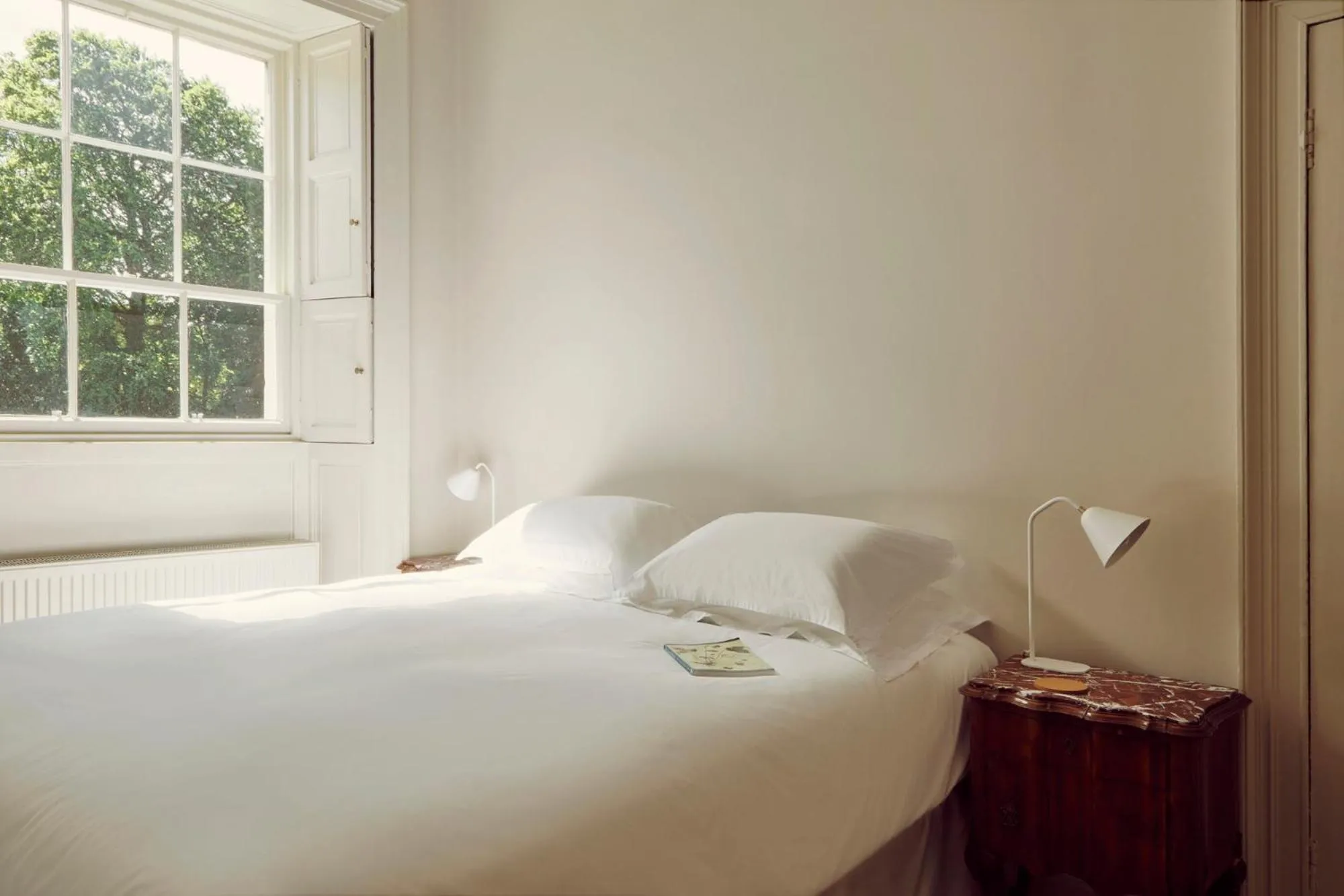 Bed in Boath House Hotel