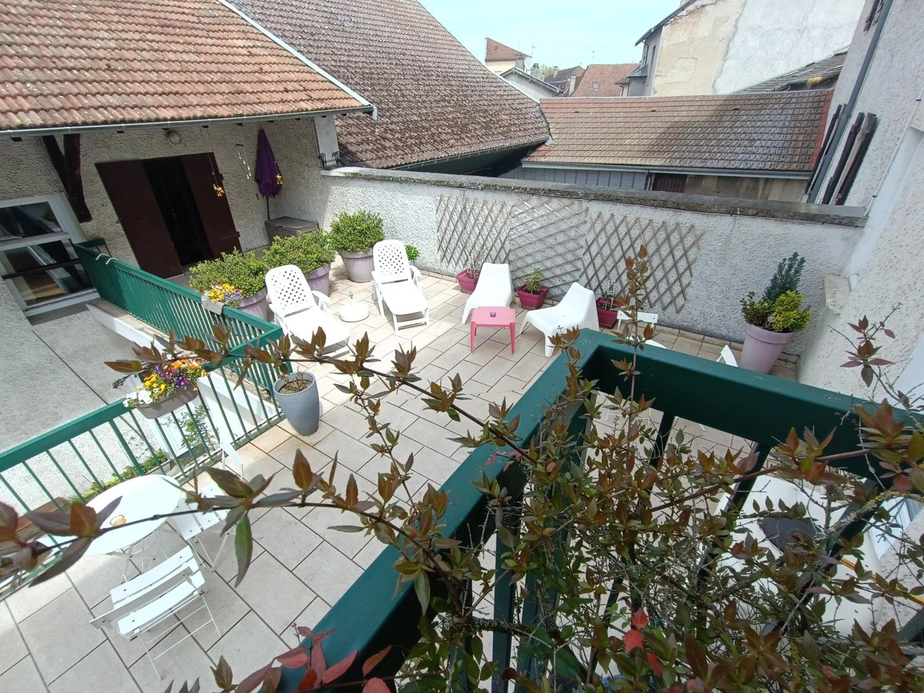 Patio in HOTEL DE FRANCE