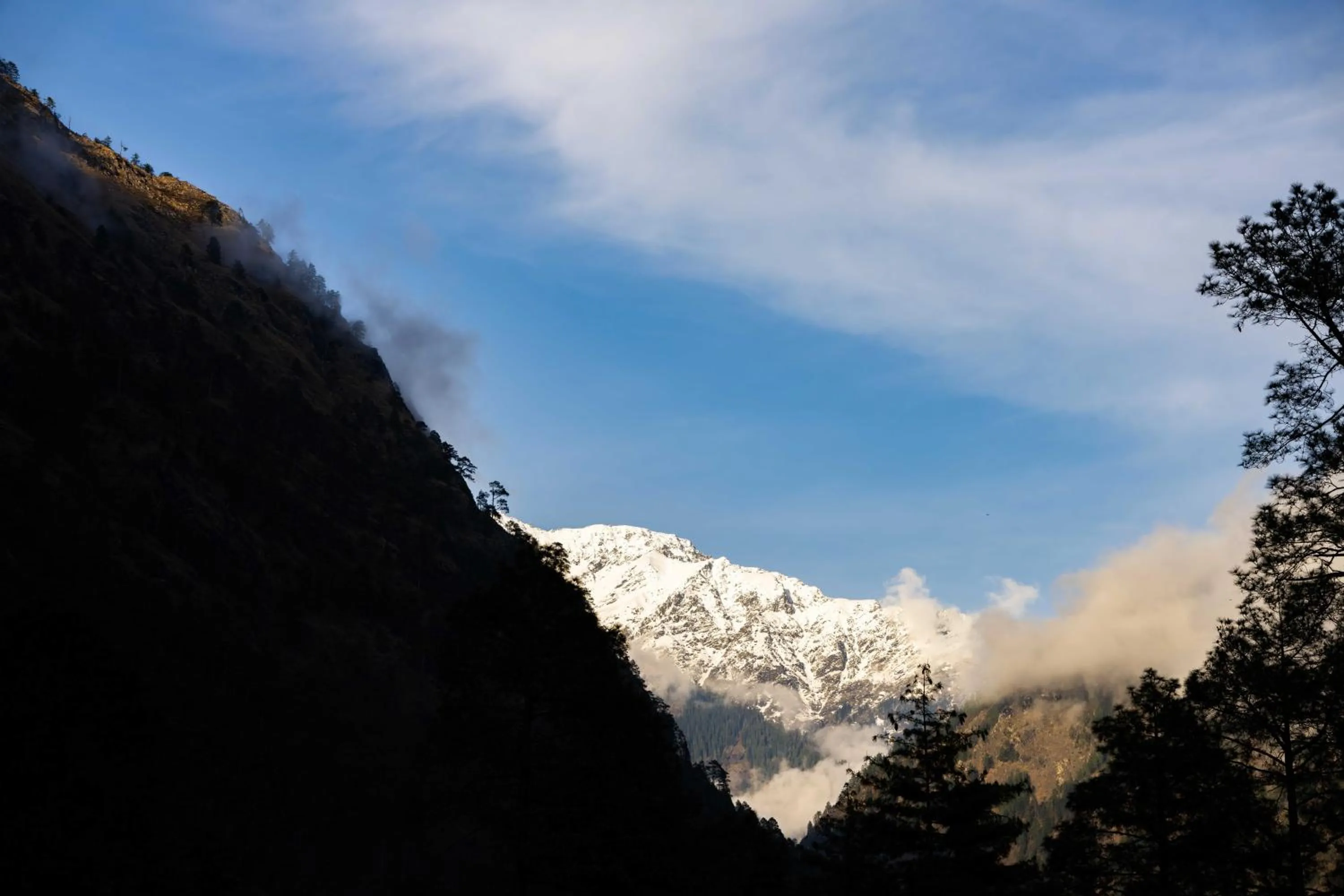 Natural landscape in Zostel Kasol (Katagla)