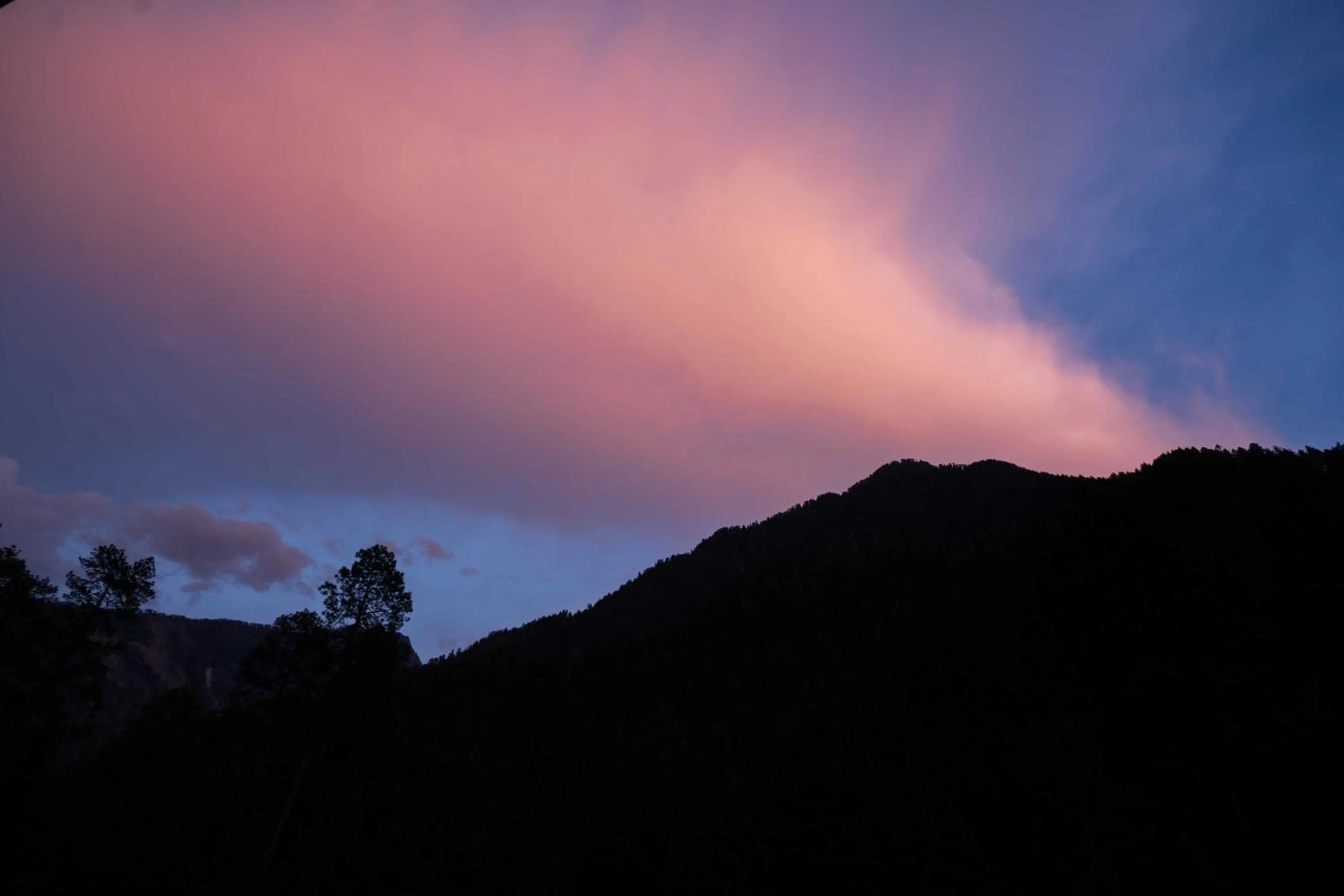 Natural landscape in Zostel Kasol (Katagla)
