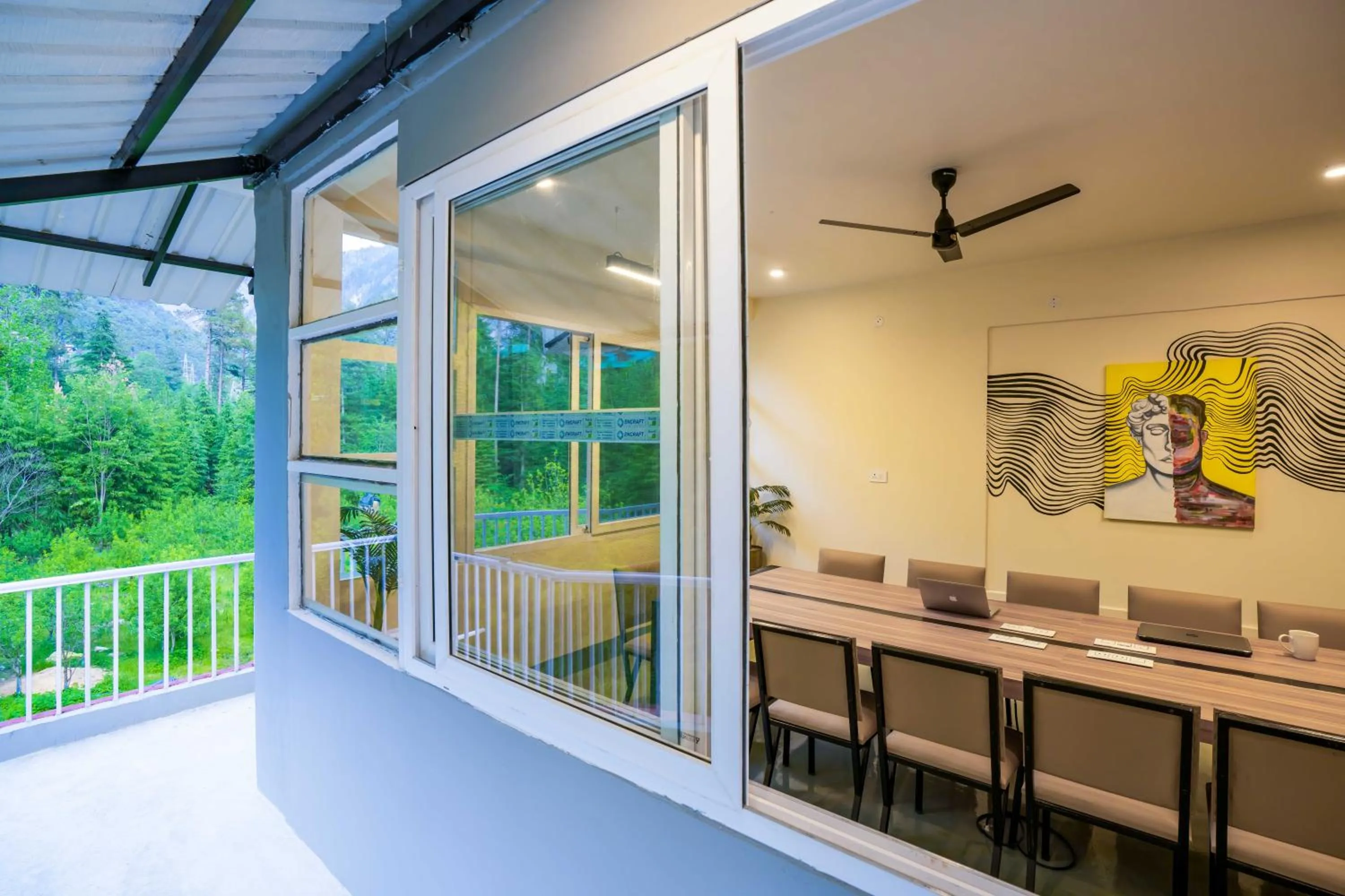 View (from property/room) in Zostel Kasol (Katagla)