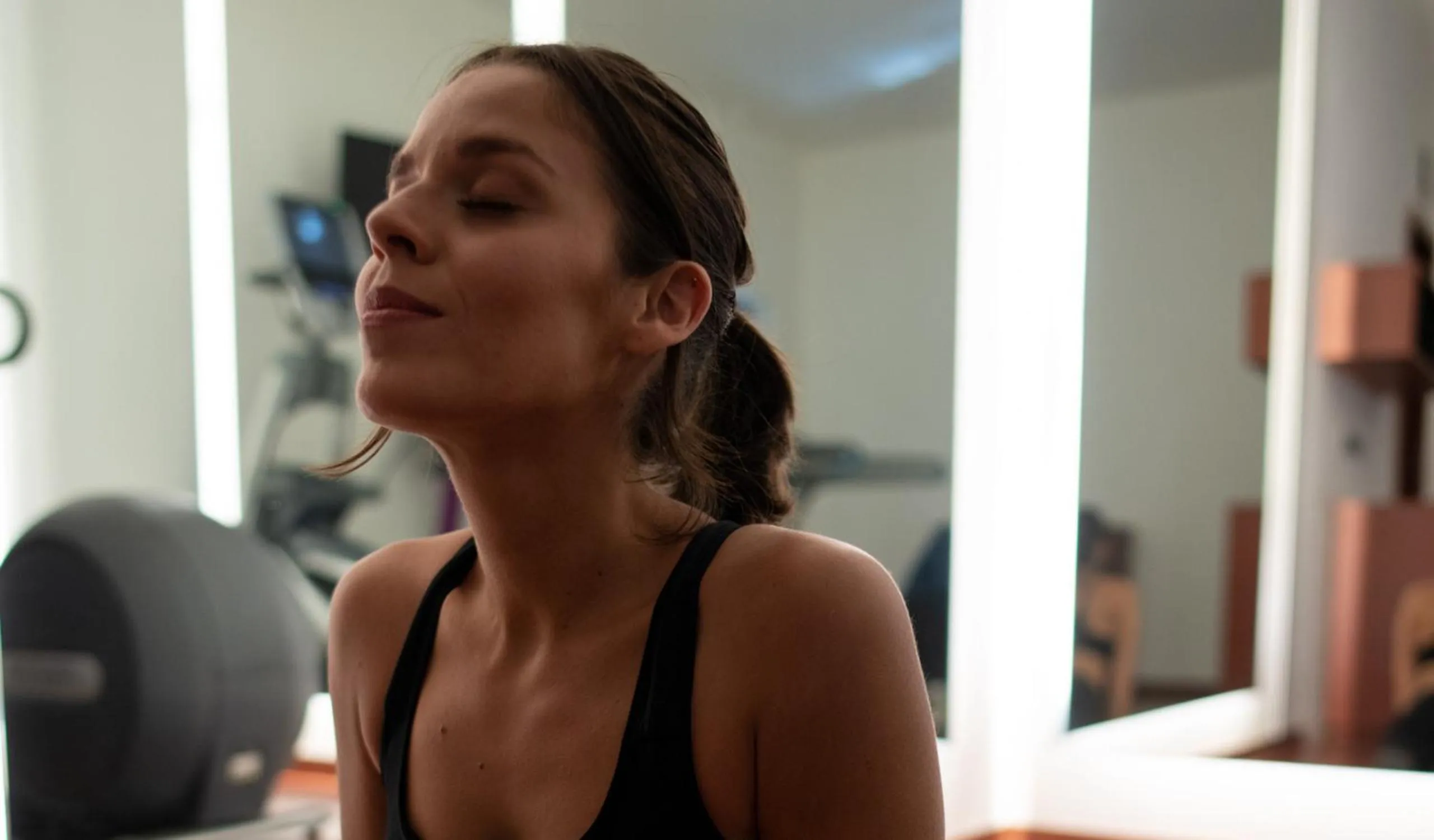 Fitness centre/facilities in Hotel Abastos Plaza