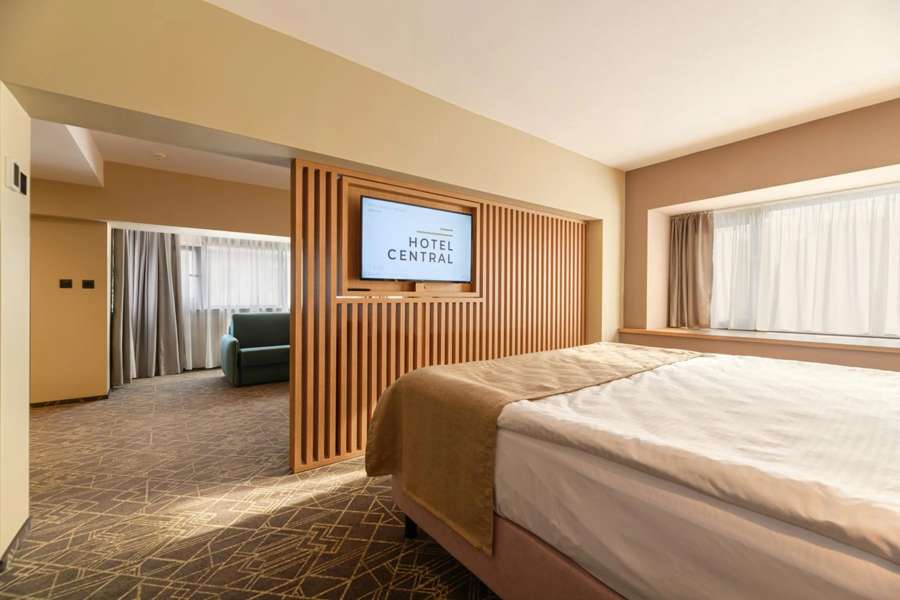 Bed in HOTEL CENTRAL Pascani