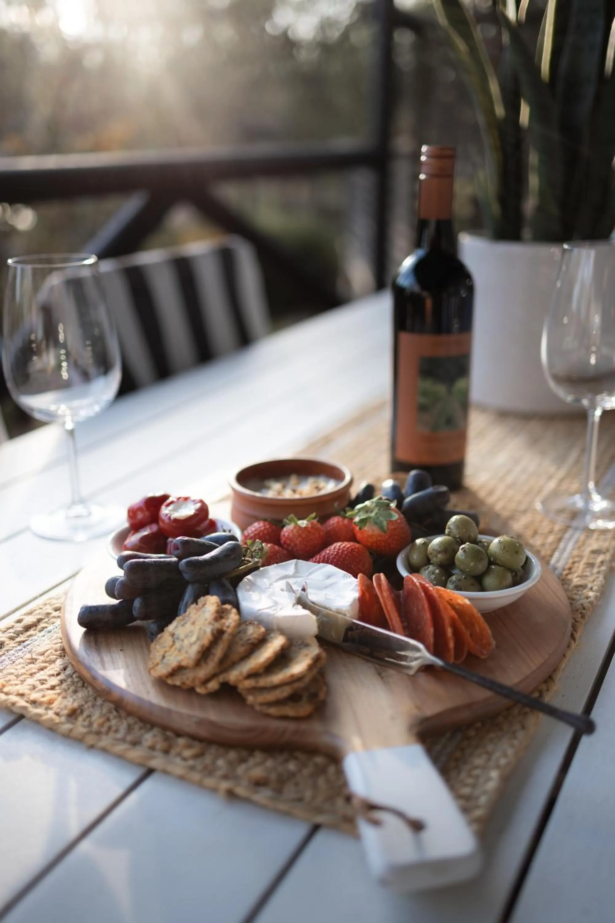 Patio in St Helen's Cottages