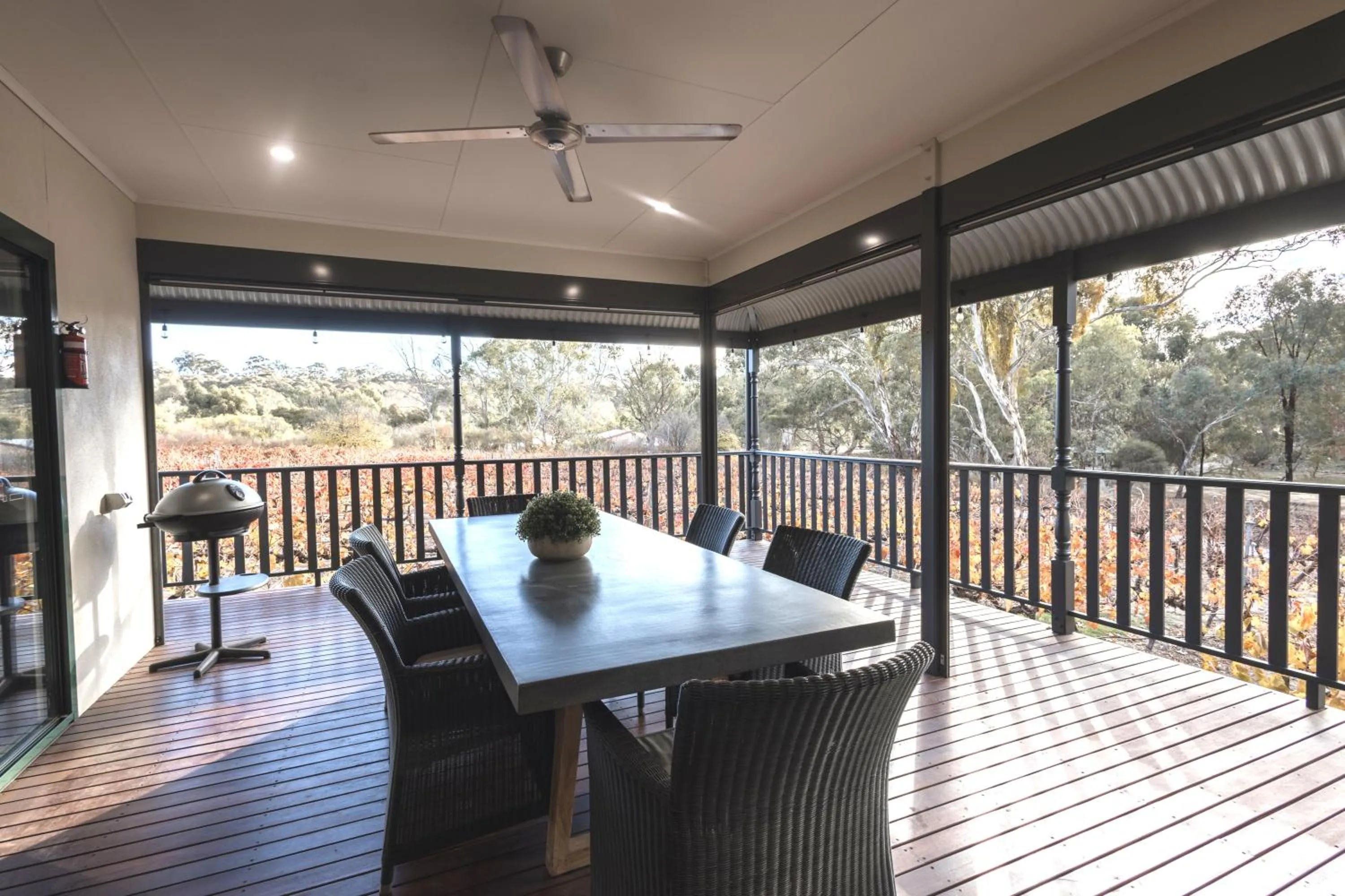 Patio in St Helen's Cottages