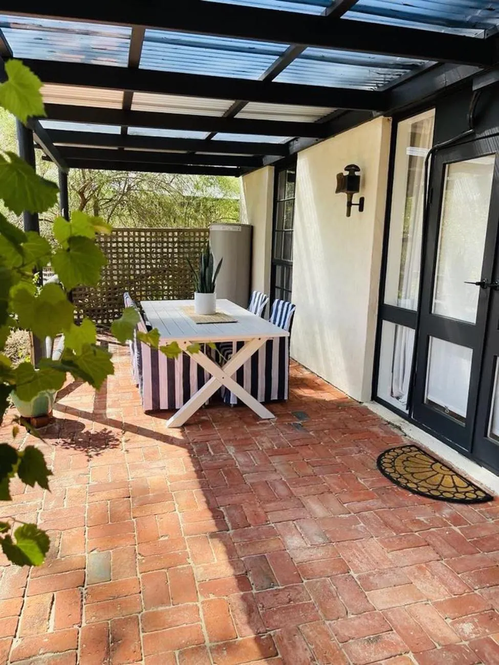 Patio in St Helen's Cottages