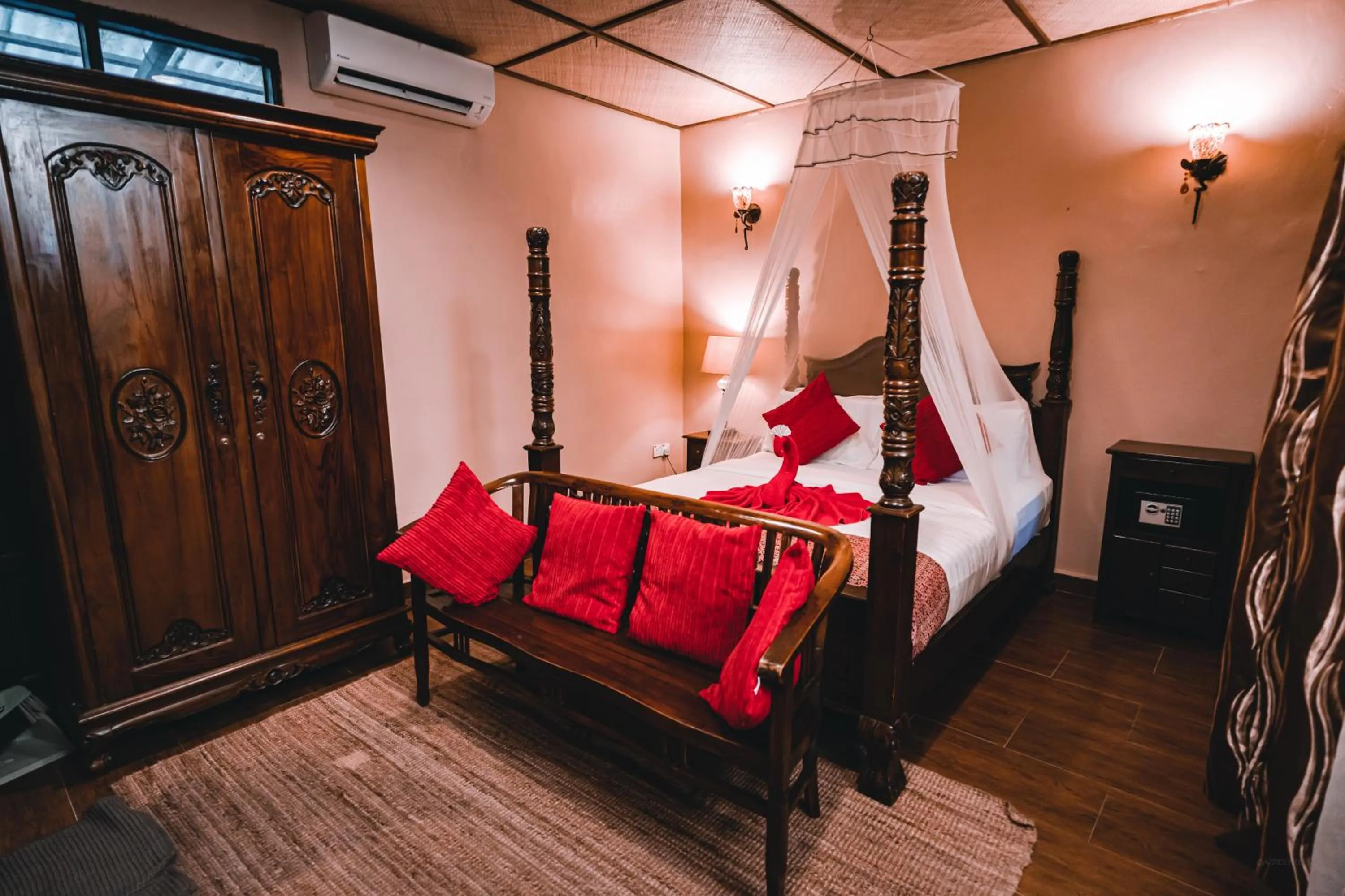 Bed in Ombak Dive Resort Perhentian Island