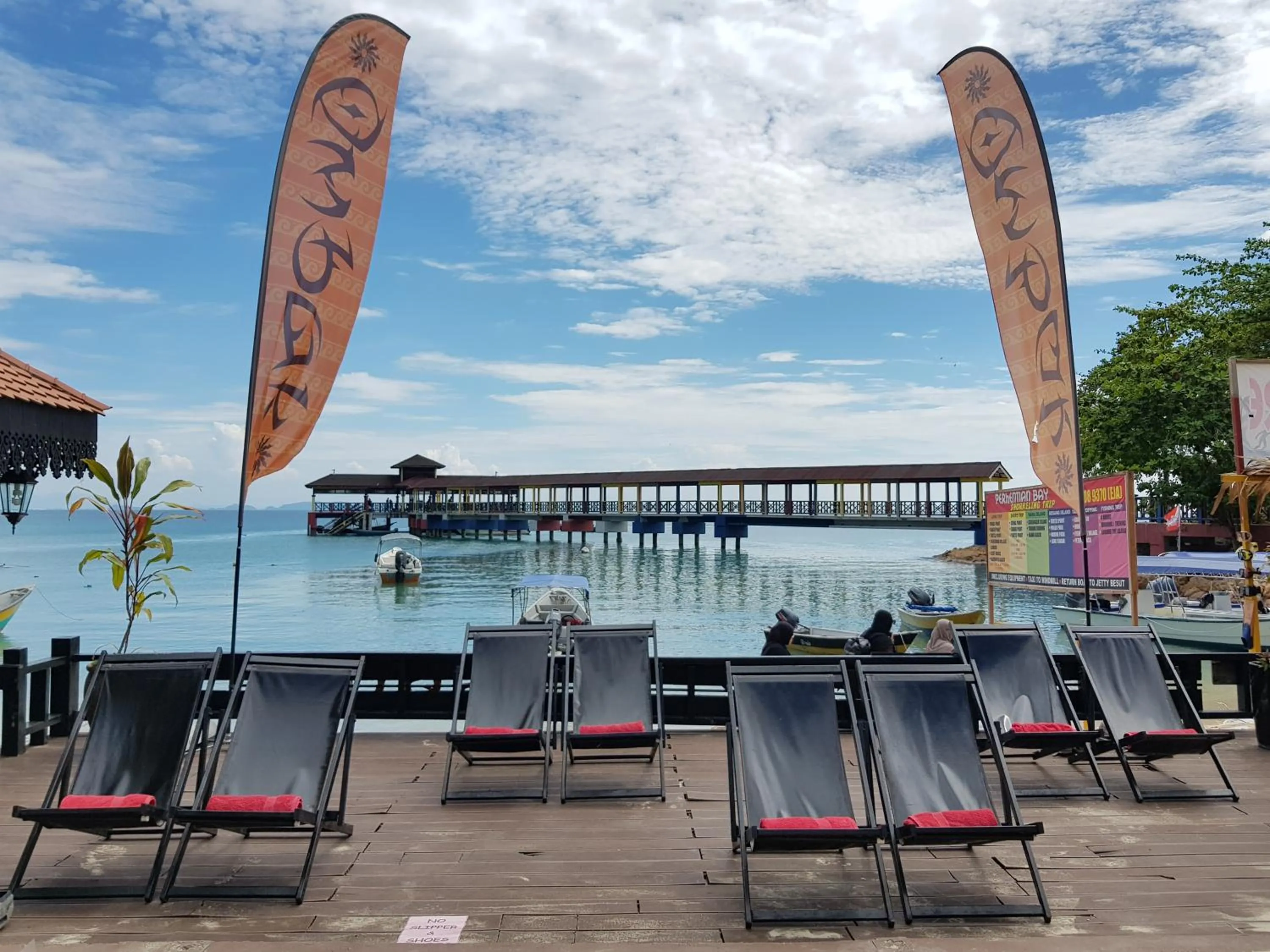 Beach in Ombak Dive Resort Perhentian Island